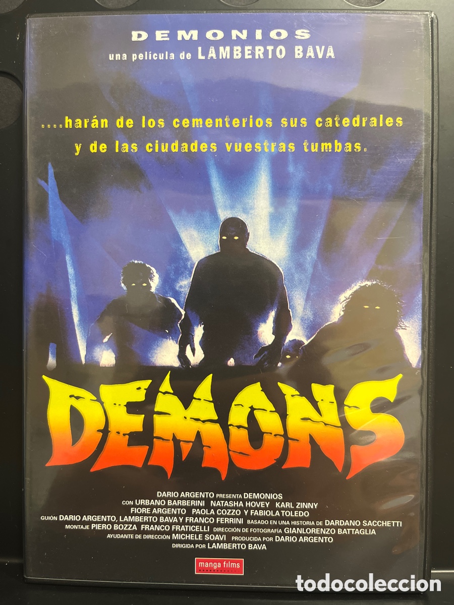Cine: DEMONIOS DEMONS de LAMBERTO BAVA & DARIO ARGENTO 85&rsquo; DVD ( 1985 )
