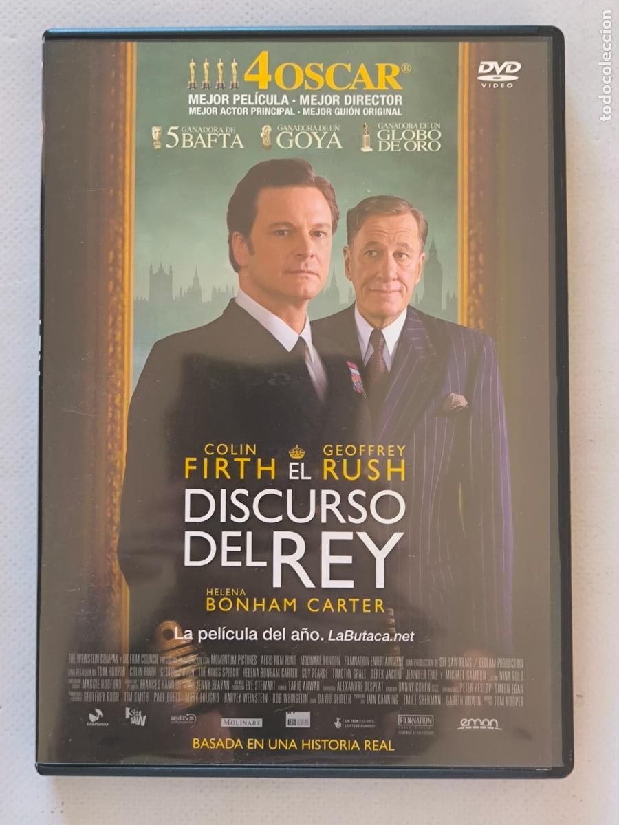 Cine: DVD EL DISCURSO DEL REY - COLIN FIRTH (268)