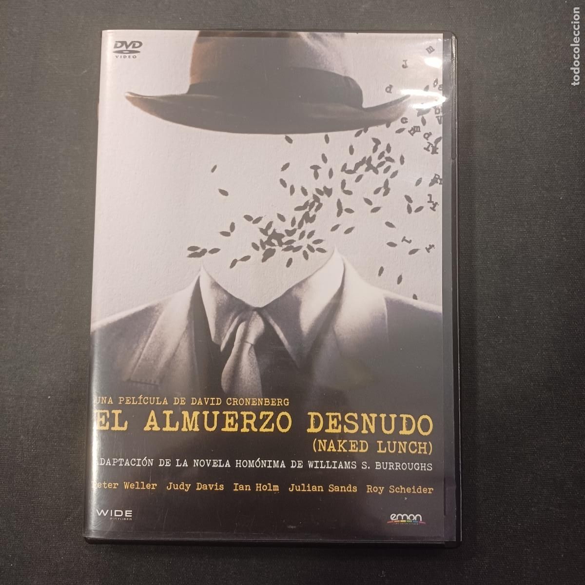 Cine: EL ALMUERZO DESNUDO/DAVID CRONENBERG/DVD.