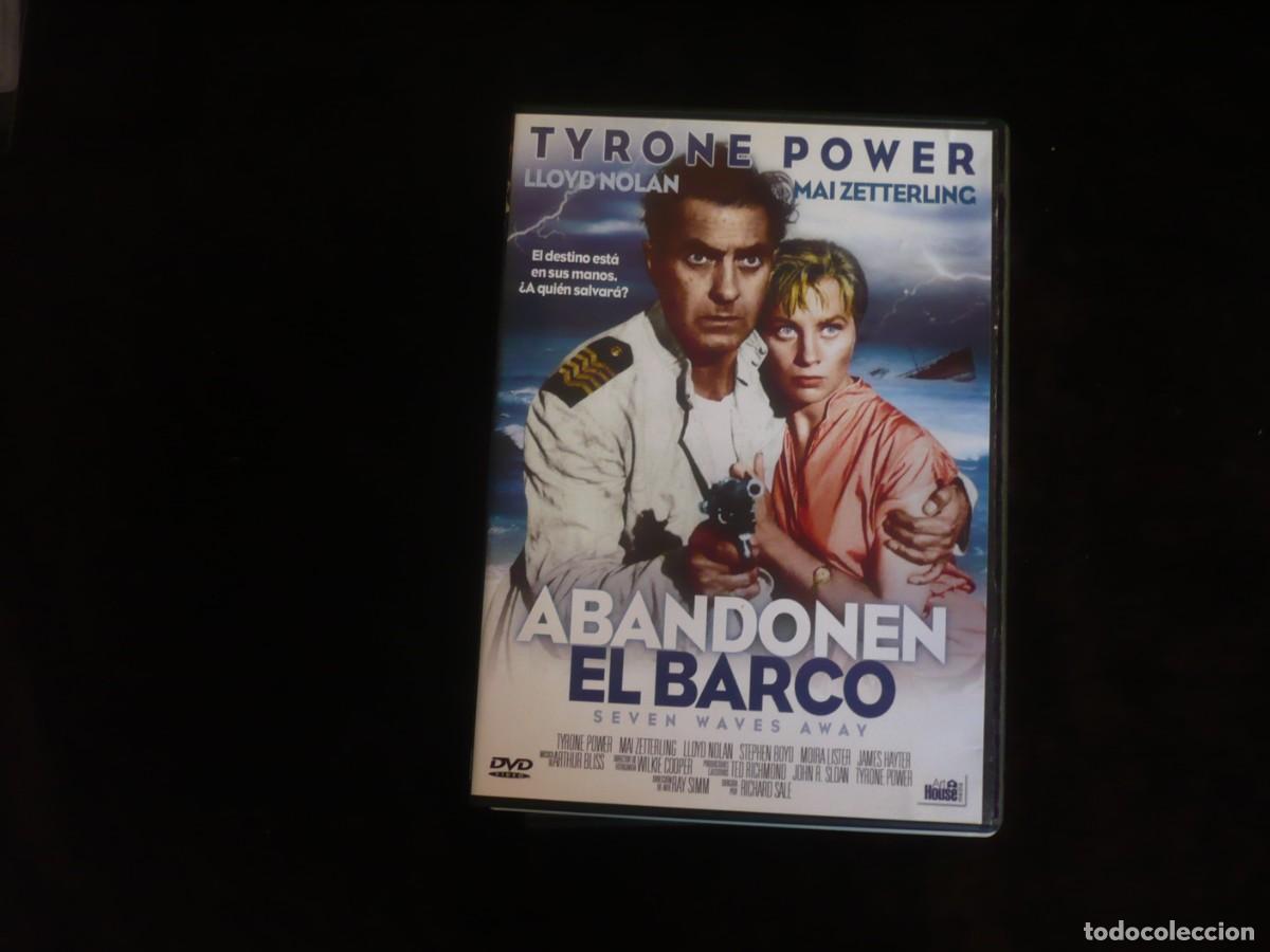 Cine: abandonen el barco - tyrone power - dvd casi como nuevo
