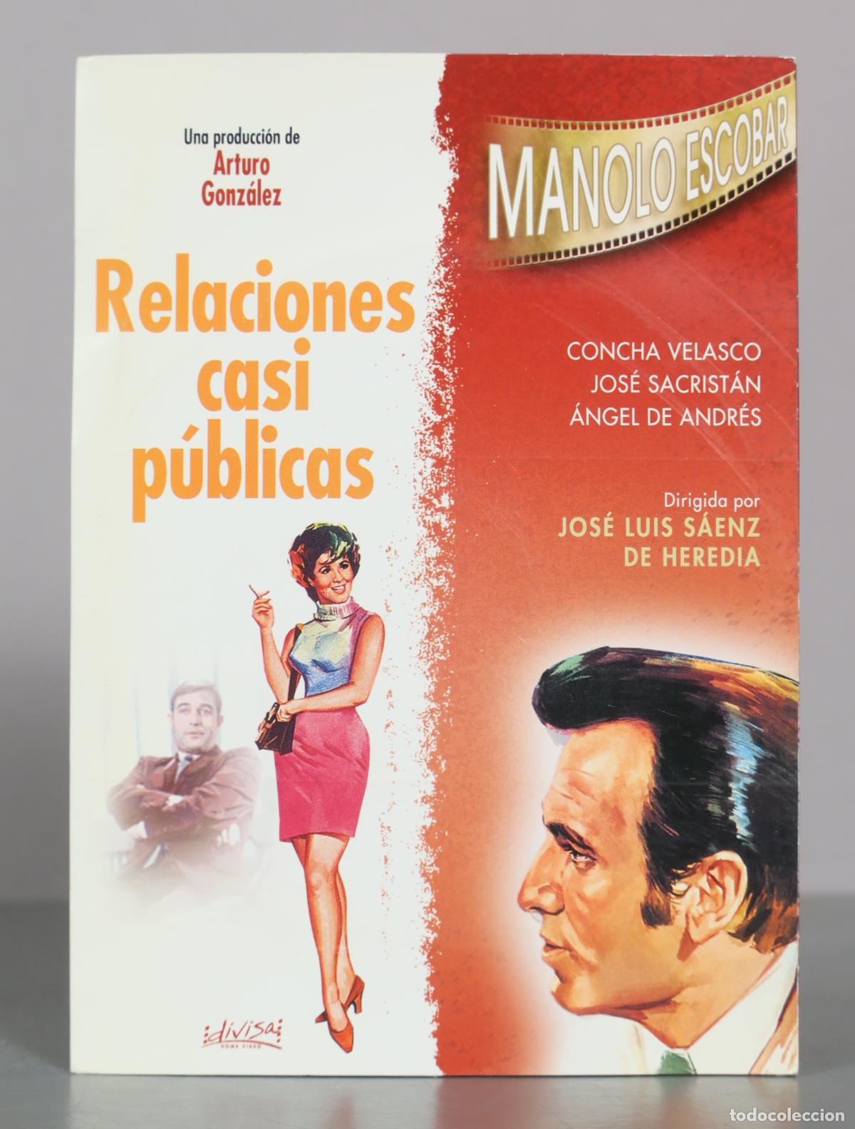 Cinema: DVD. Relaciones casi p&uacute;blicas - Jos&eacute; Luis S&aacute;enz de Heredia, Manolo Escobar, Concha Velasco, Jos&eacute;