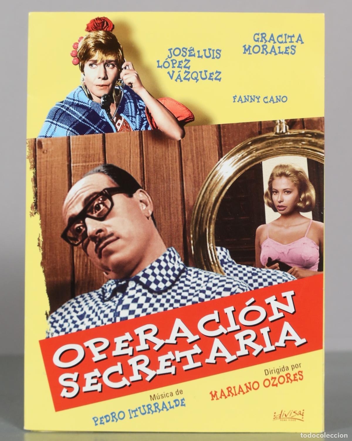Cinema: DVD. Operaci&oacute;n secretaria - Mariano Ozores, Jos&eacute; Luis L&oacute;pez V&aacute;zquez, Gracita Morales