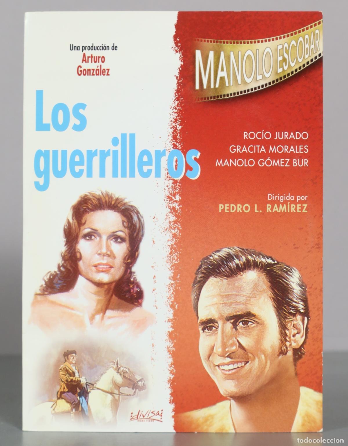Cine: DVD. Los guerrilleros - Pedro L. Ram&iacute;rez, Manolo Escobar, Roc&iacute;o Jurado