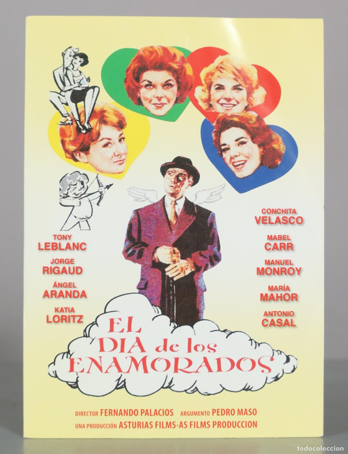 Cine: DVD. El d&iacute;a de los enamorados - Fernando Palacios, Conchita Velasco, Tony Leblanc, Mabel Karr, Jorge