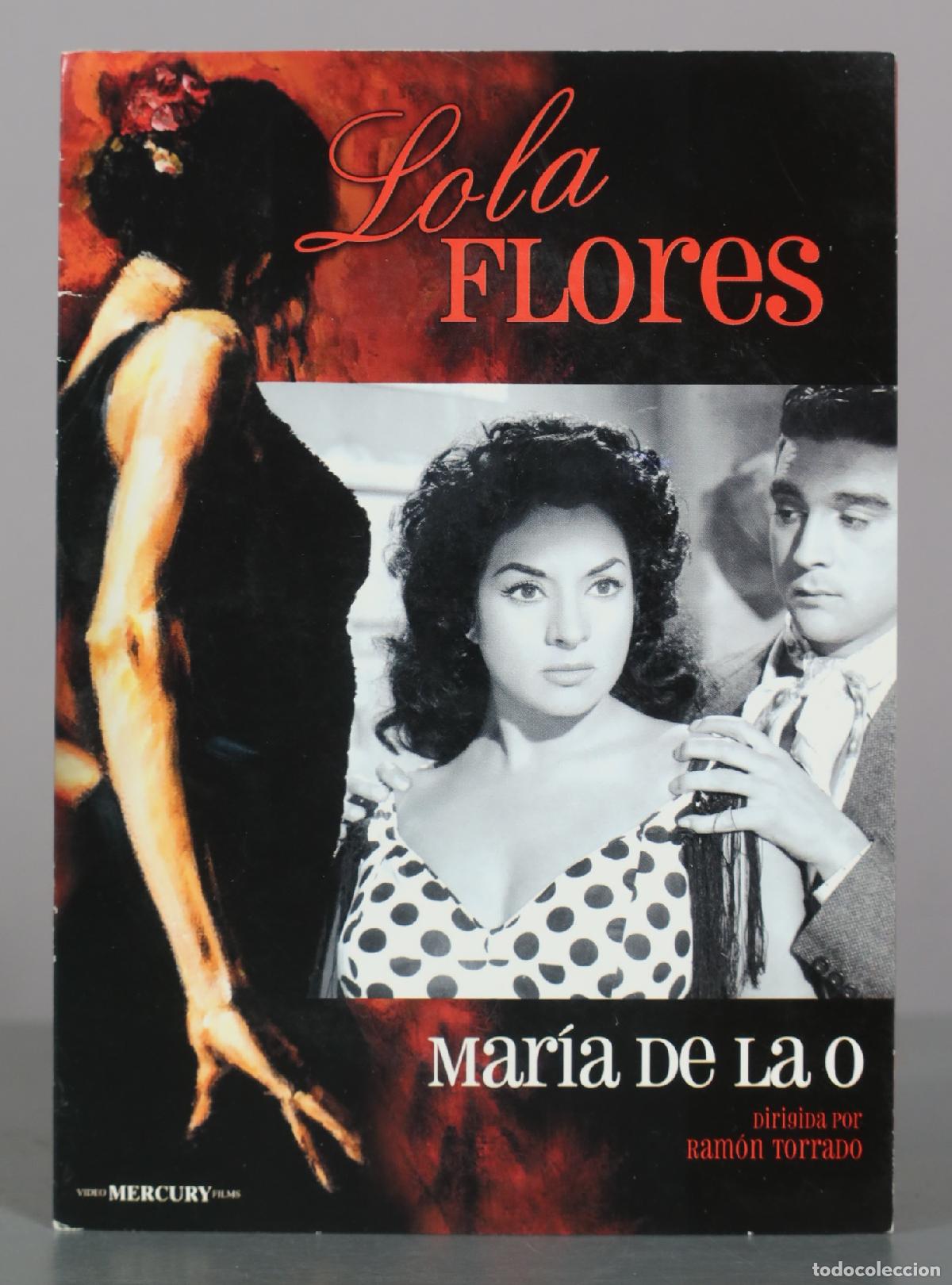 Cine: DVD. Mar&iacute;a de la O - Lola Flores, Antonio Gonz&aacute;lez