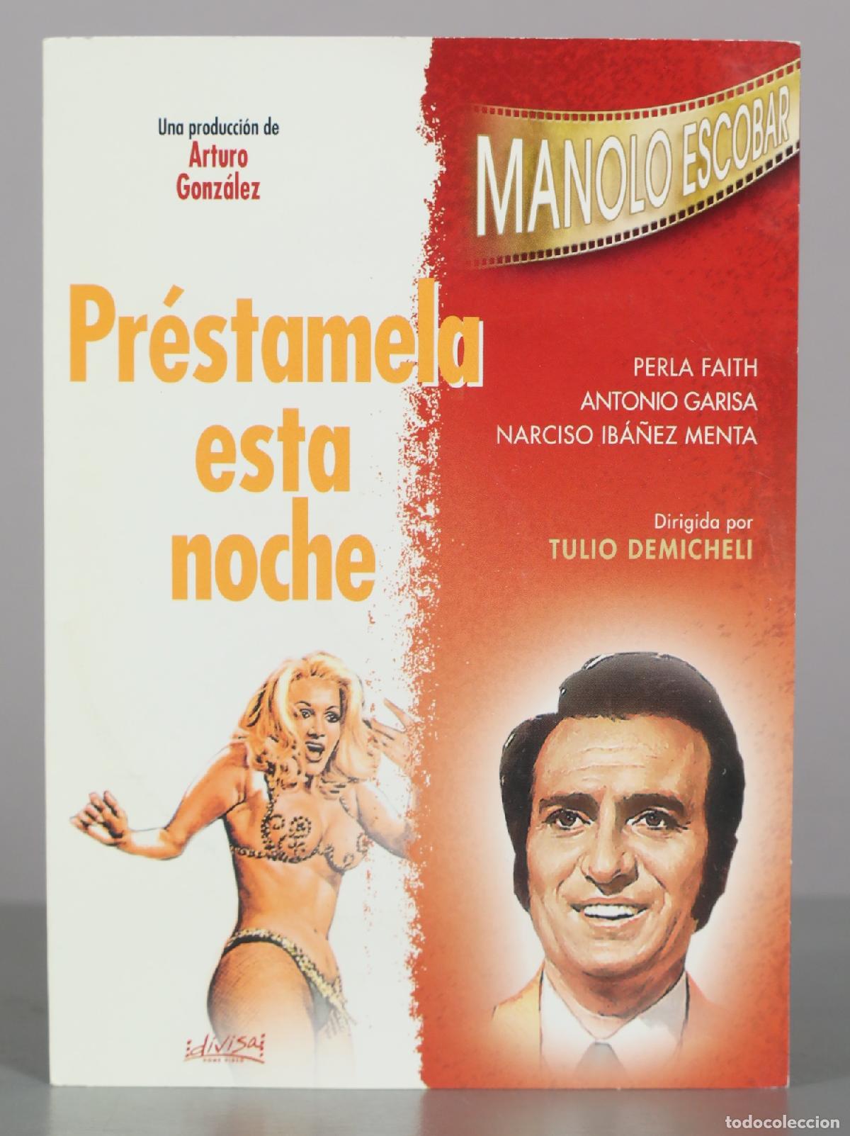 Cine: DVD. Pr&eacute;stamela esta noche - Tulio Demicheli, Manolo Escobar