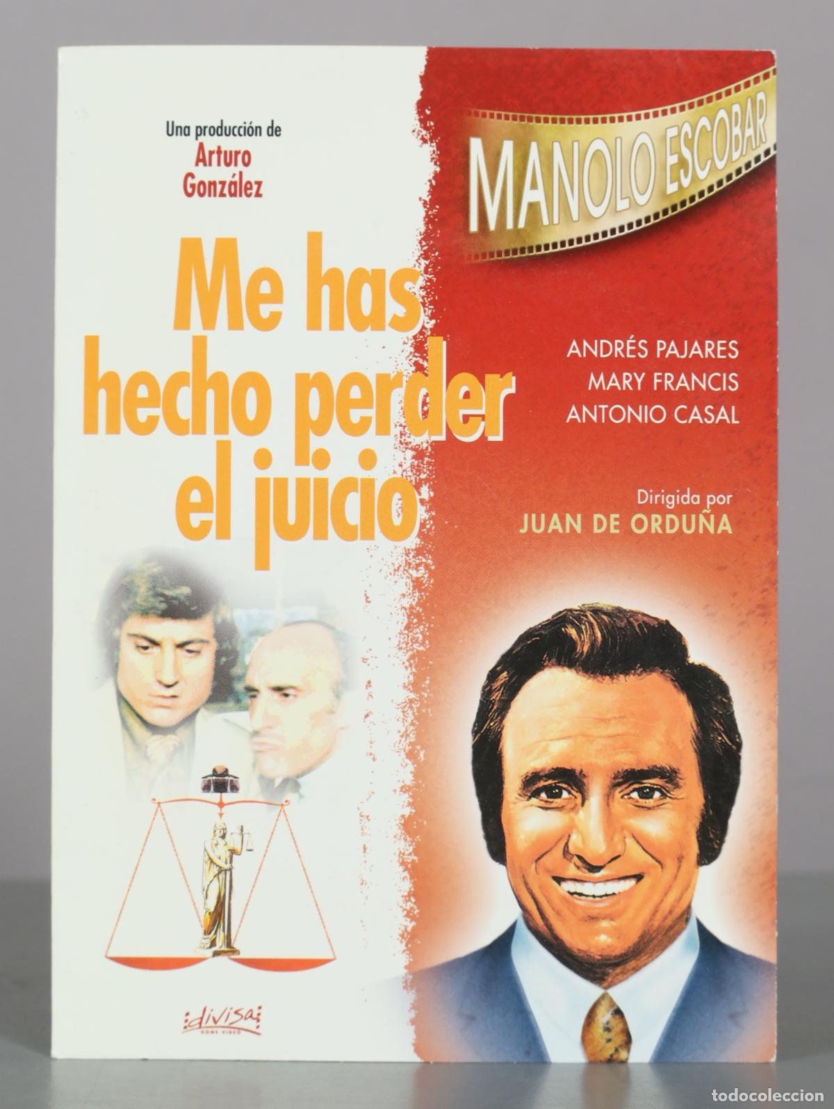 Cine: DVD. Me has hecho perder el juicio - Manolo Escobar, Andr&eacute;s Pajares