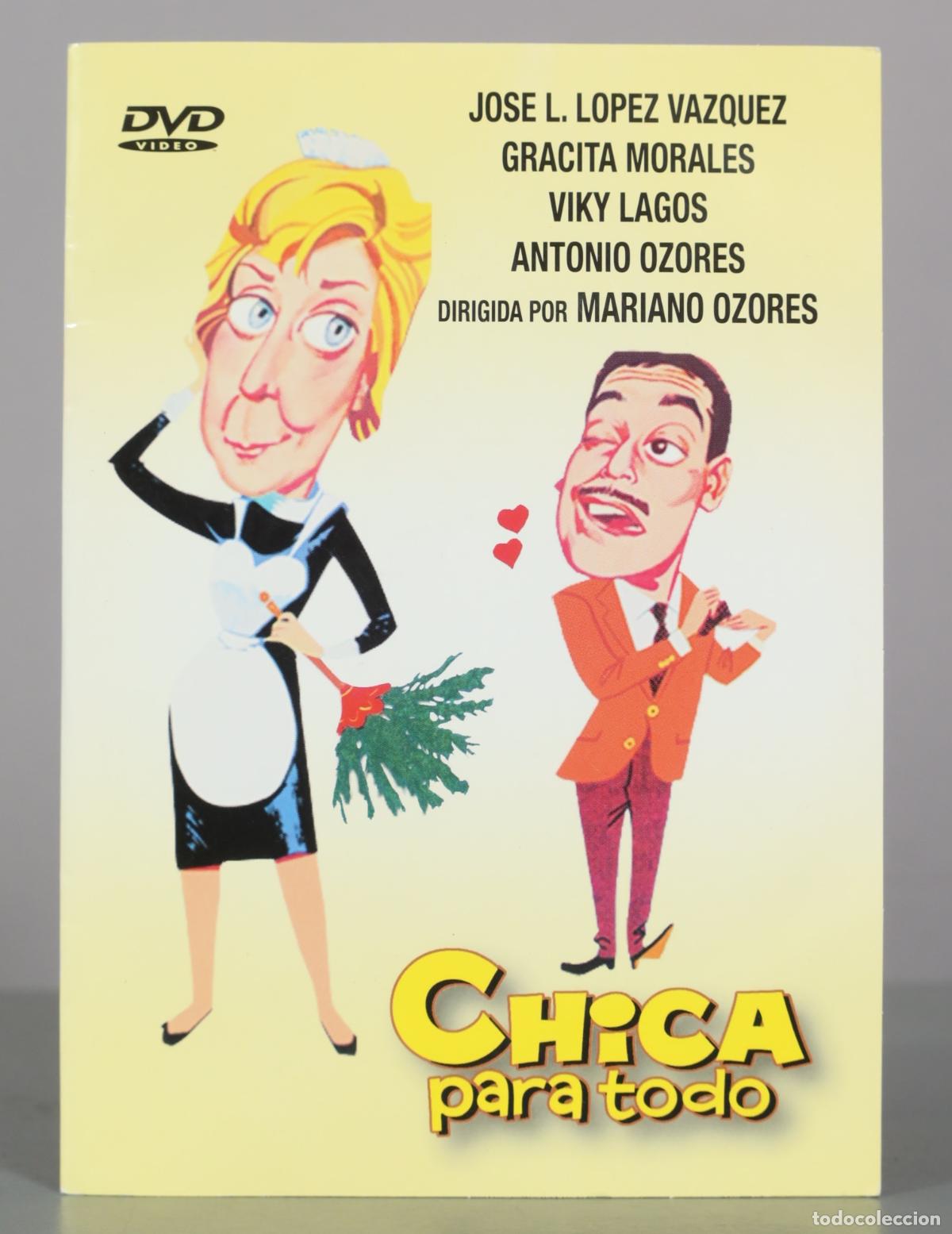 Cine: DVD. Chica para todo - Mariano Ozores, Jose Luis Lopez Vazquez, Gracita Morales