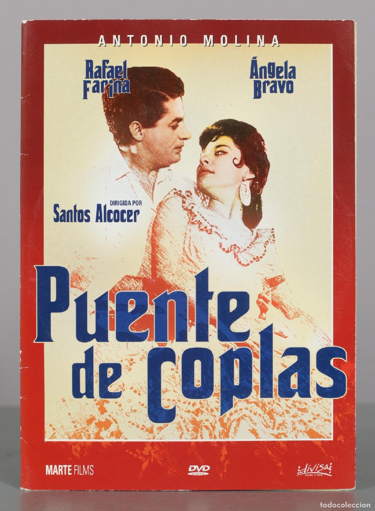Cine: DVD. Puente de coplas - Antonio Molina, Rafael Farina, &Aacute;ngela Bravo