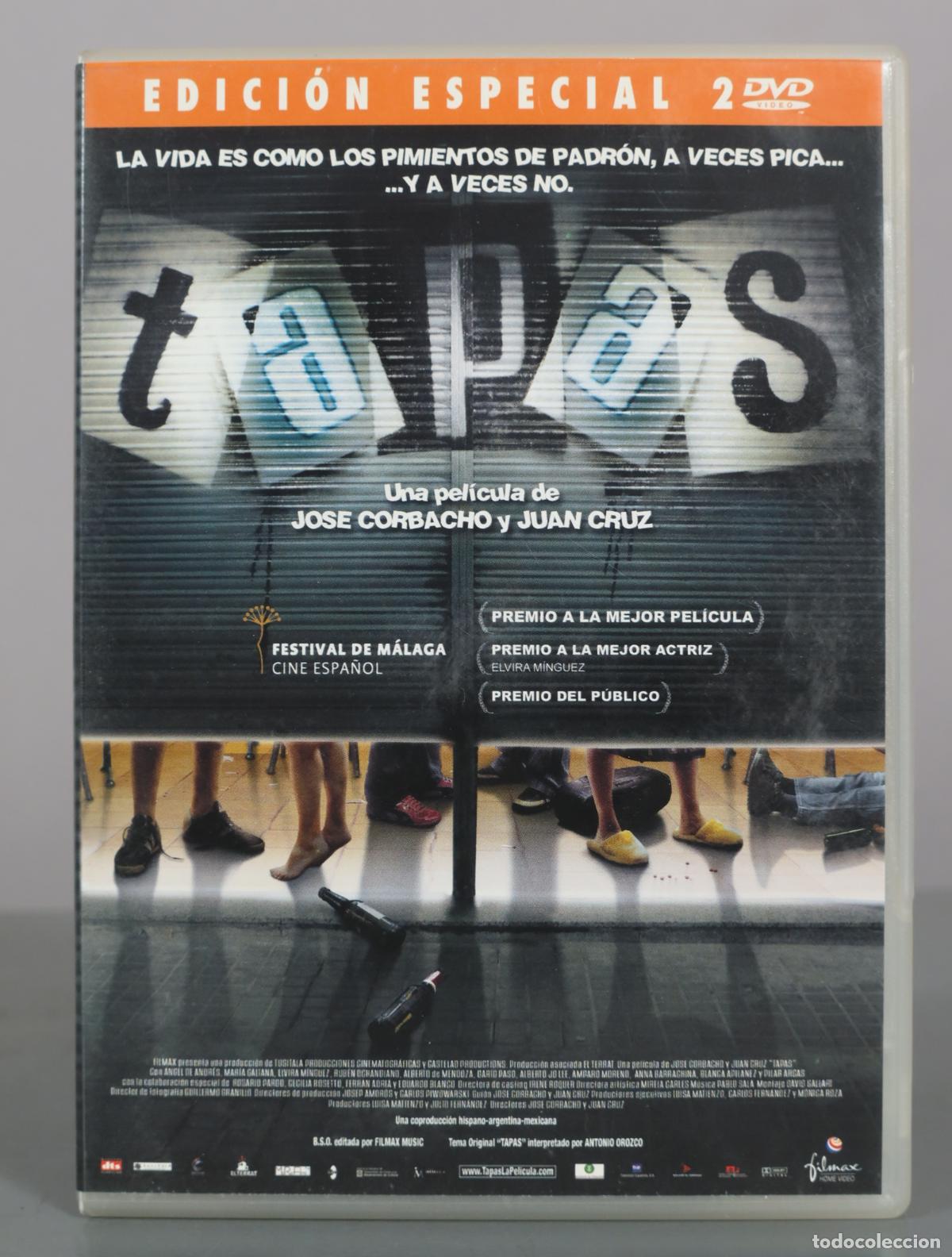 Kino: DVD. Tapas - Jos&eacute; Corbacho, Juan Cruz - Edici&oacute;n Especial