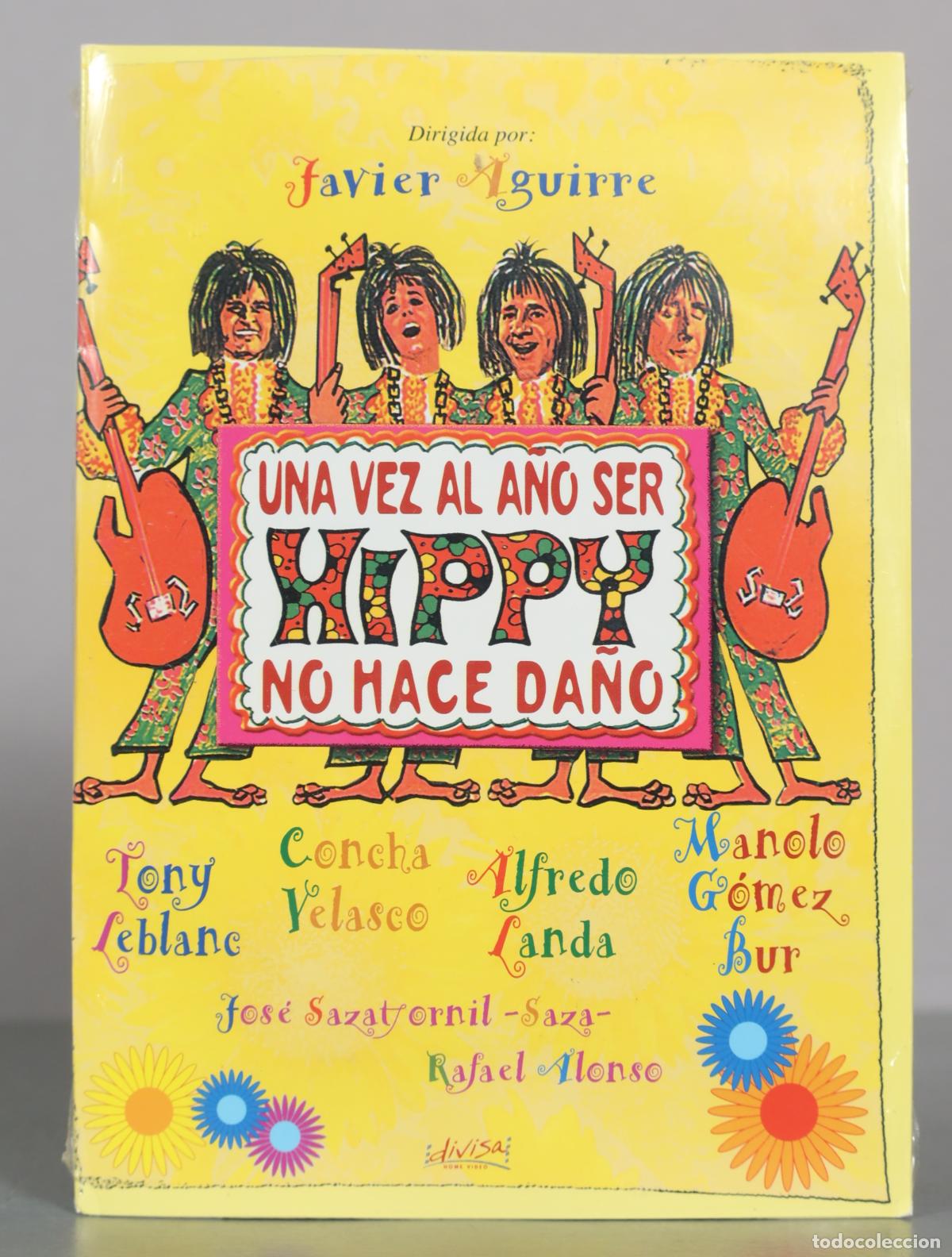 Cin&eacute;ma: DVD. Una vez al a&ntilde;o ser hippy no hace da&ntilde;o - Javier Aguirre, Tony Leblanc, Concha . PRECINTADO
