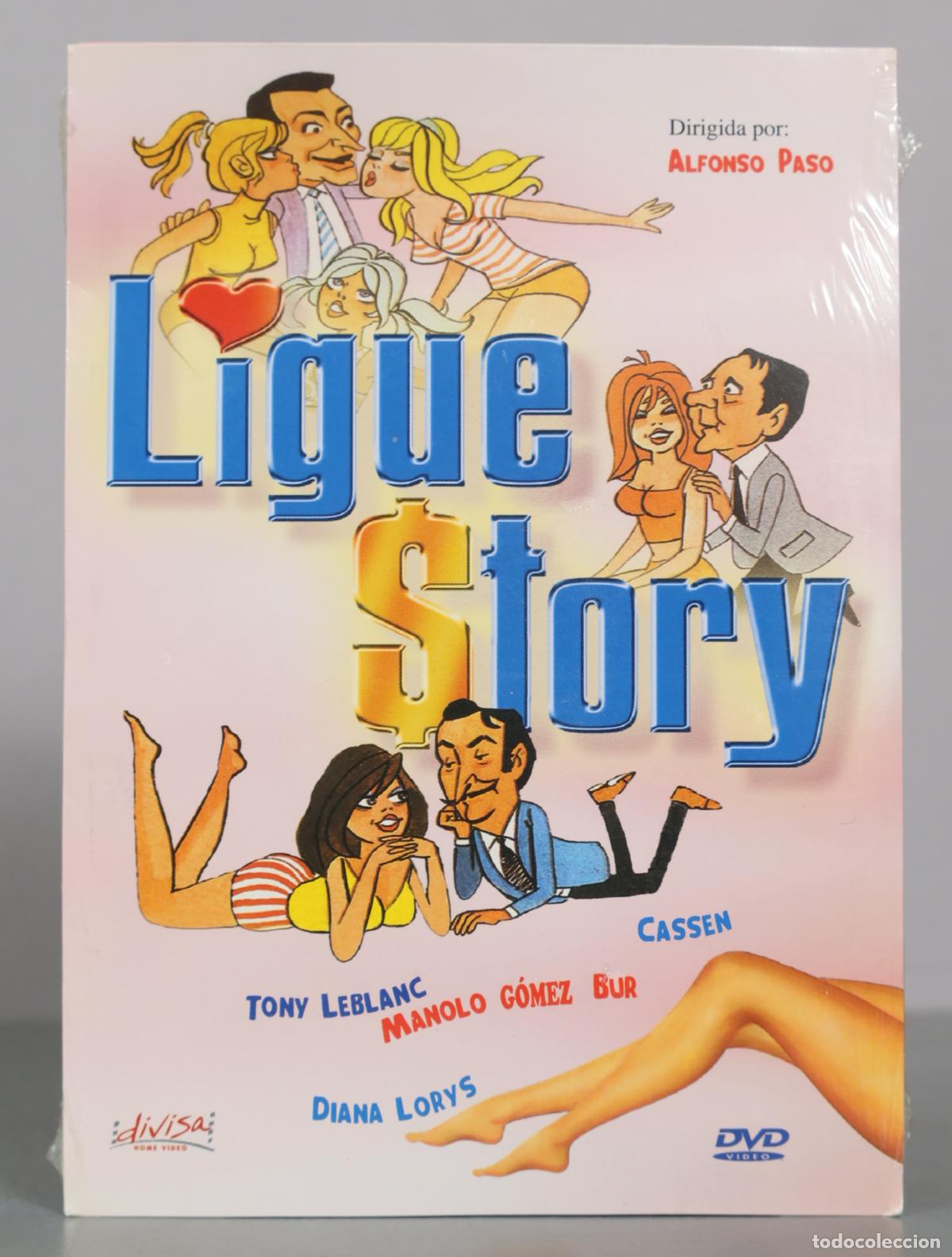 Cin&eacute;ma: DVD. Ligue Story - Alfonso Paso, Tony Leblanc, Cassen, Manolo G&oacute;mez Bur, Diana Lorys . PRECINTADO