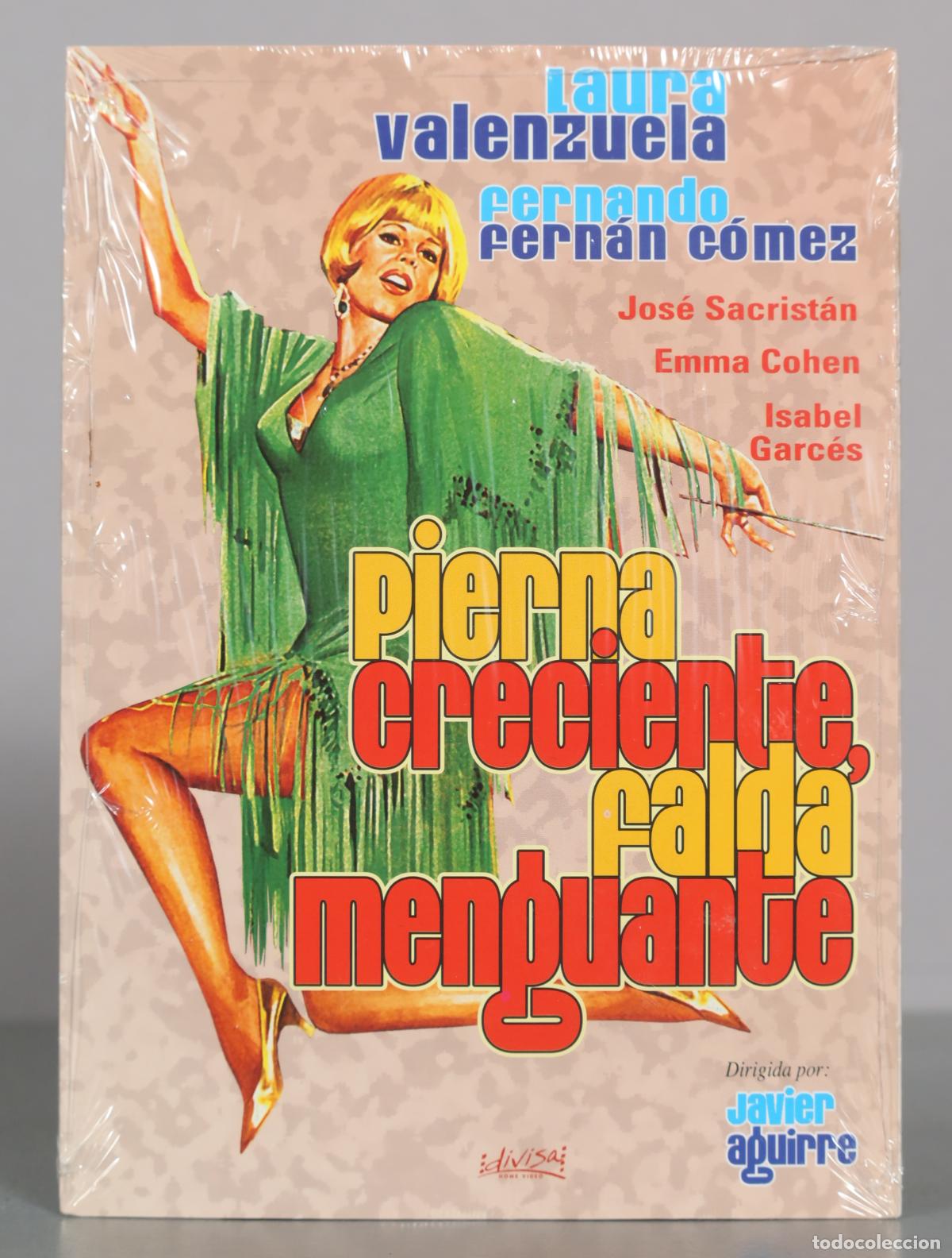 Cin&eacute;ma: DVD. Pierna creciente, falda menguante - Javier Aguirre, Laura Valenzuela, Fernando . PRECINTADO