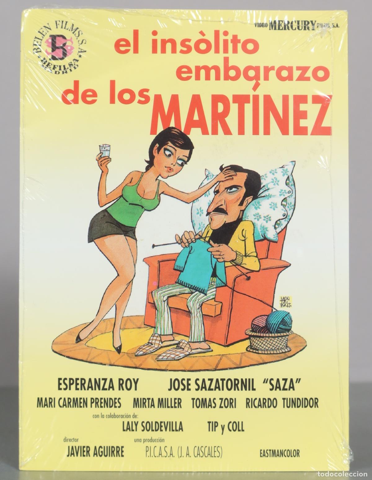 Cin&eacute;ma: DVD. El ins&oacute;lito embarazo de los Mart&iacute;nez - Javier Aguirre, Esperanza Roy, Jos&eacute; . PRECINTADO