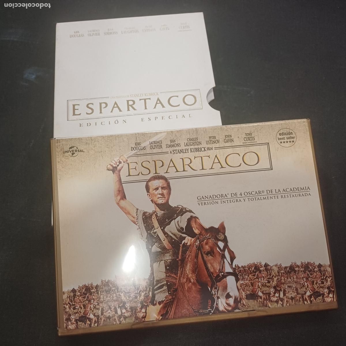 Cine: ESPARTACO/EDICION ESPECIAL/DVD 2 DISCOS+LIBRETO.