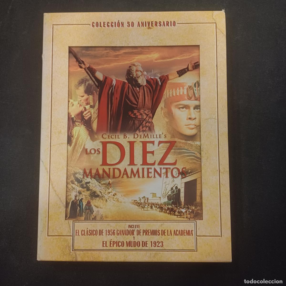Cine: LOS DIEZ MANDAMIENTOS/DVD 50 ANIVERSARIO 3 DISCOS.