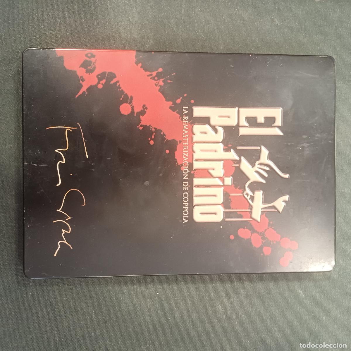 Cine: EL PADRINO/REMASTERIZACION DE COPPOLA/DVD 5 DISCOS CAJA METALICA.