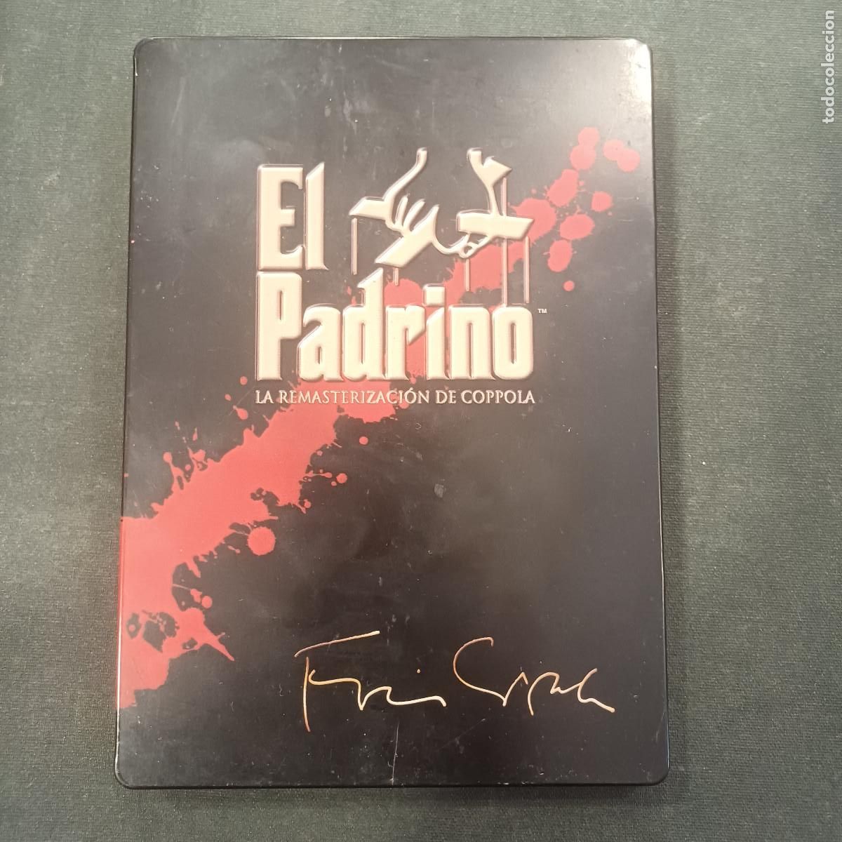 Cine: EL PADRINO/REMASTERIZACION DE COPPOLA/DVD 5 DISCOS CAJA METALICA.