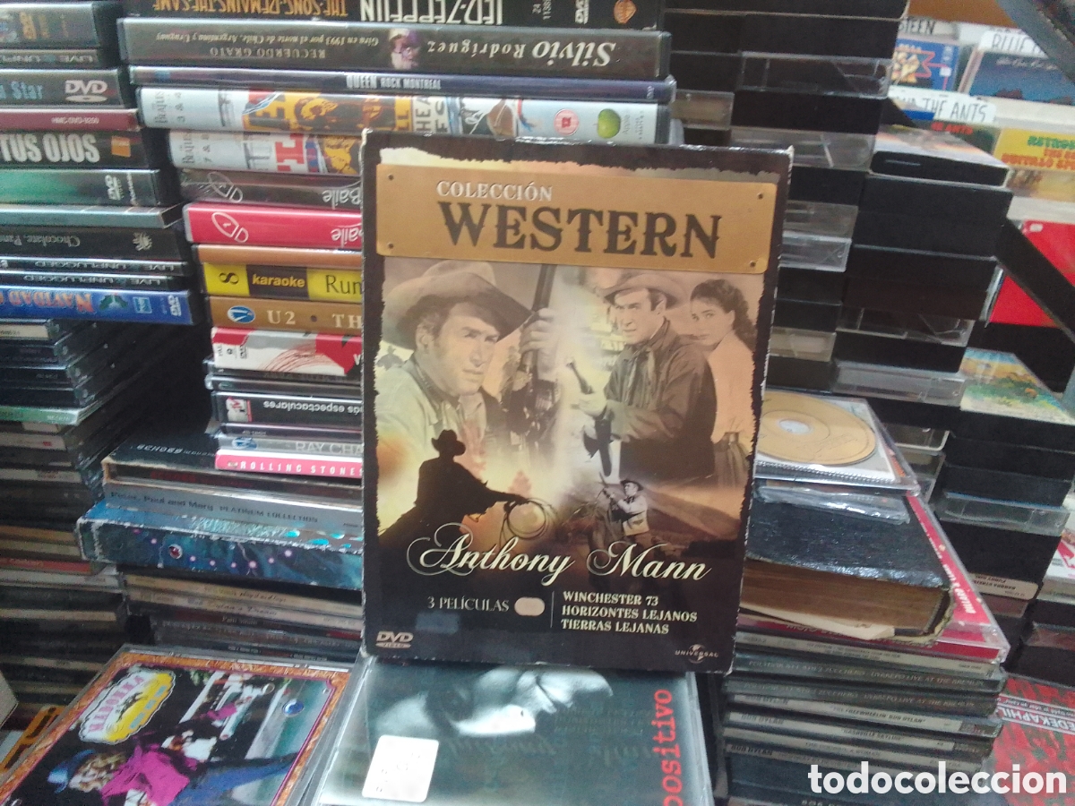 Cine: Colecci&oacute;n western, Anthony Manny,3 pel&iacute;culas, Winchester 73,horizontes lejanos,tierras lejanas