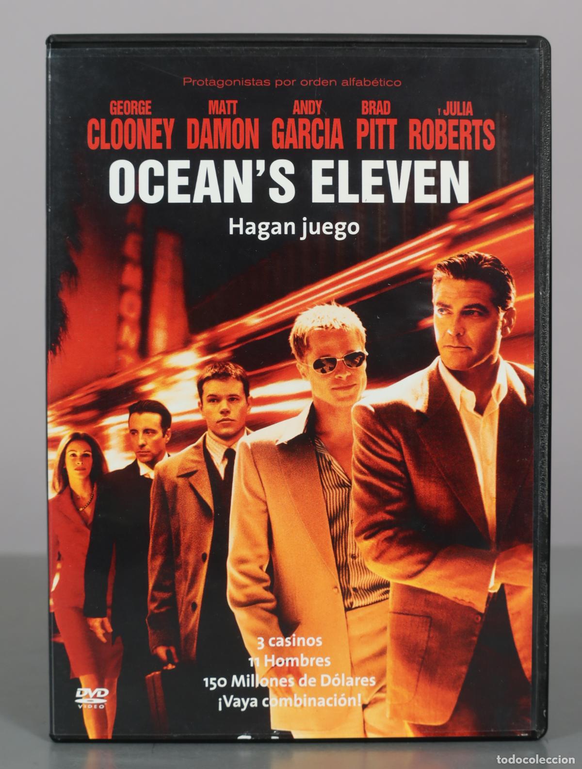 Cine: DVD. Ocean's Eleven: Hagan juego - George Clooney, Matt Damon, Andy Garc&iacute;a, Brad Pitt, Julia Roberts