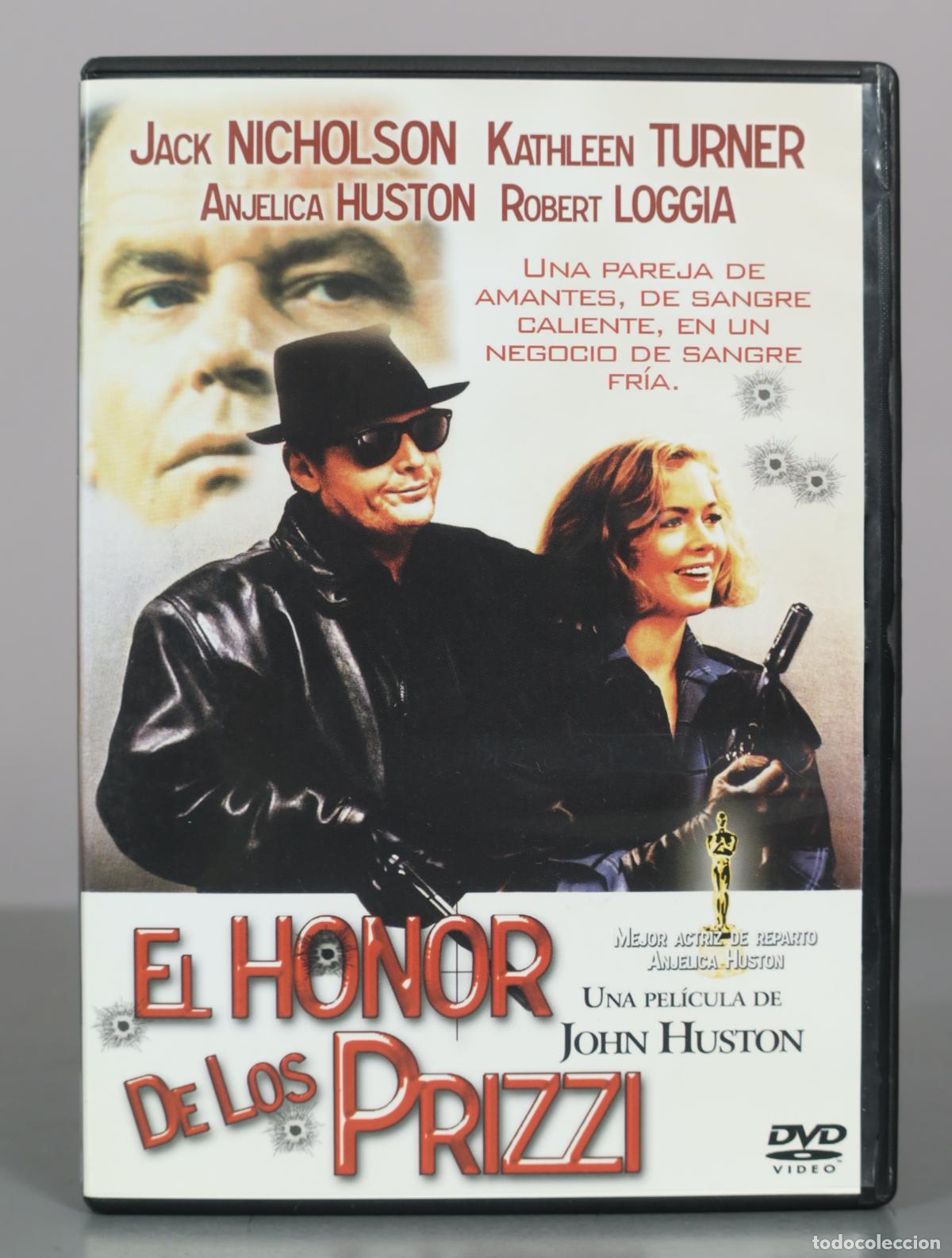 Cine: DVD. El honor de los Prizzi - John Huston, Jack Nicholson, Kathleen Turner, Anjelica Huston, Robert