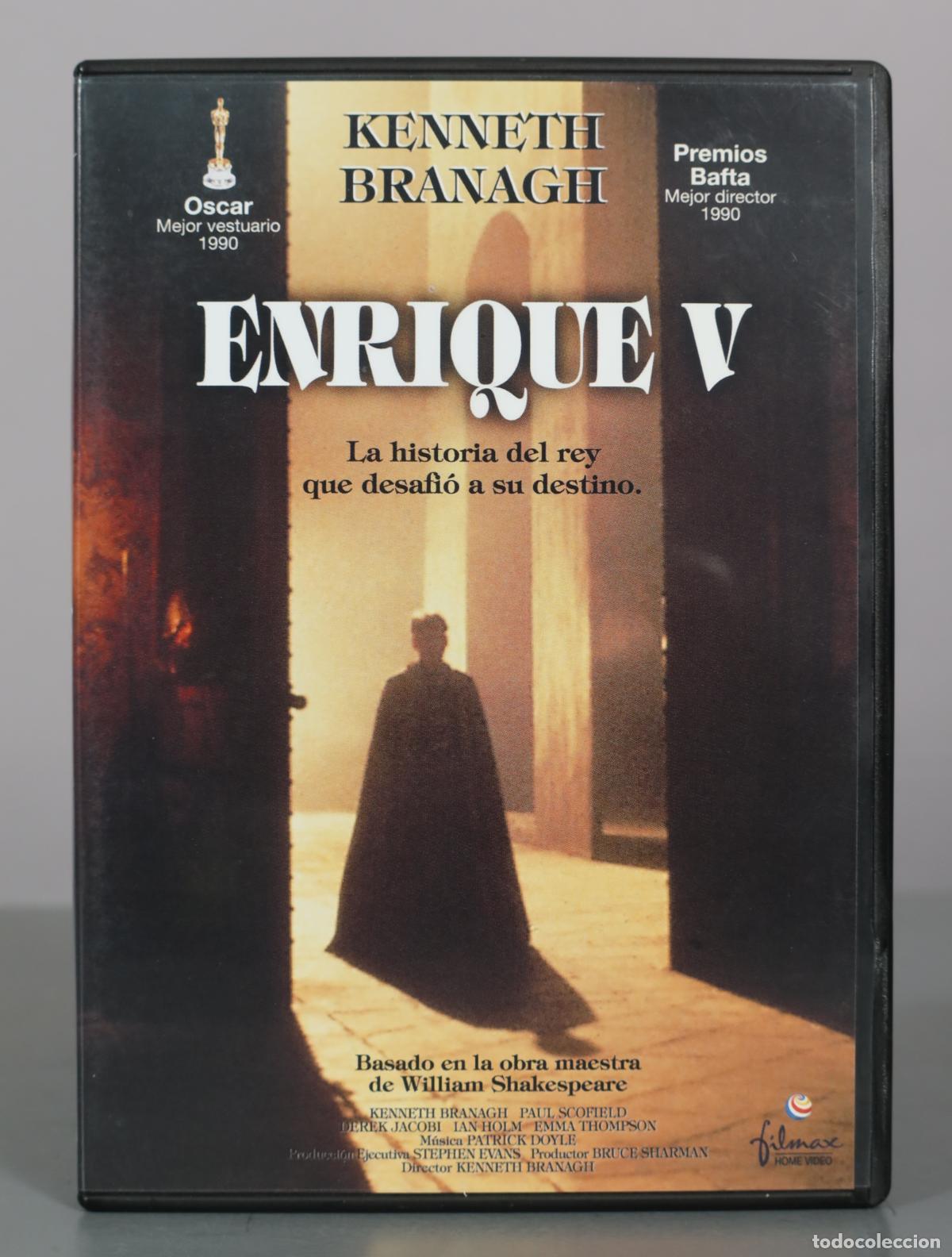 Cine: DVD. Enrique V - Kenneth Branagh, Paul Scofield, Derek Jacobi, Ian Holm, Emma Thompson