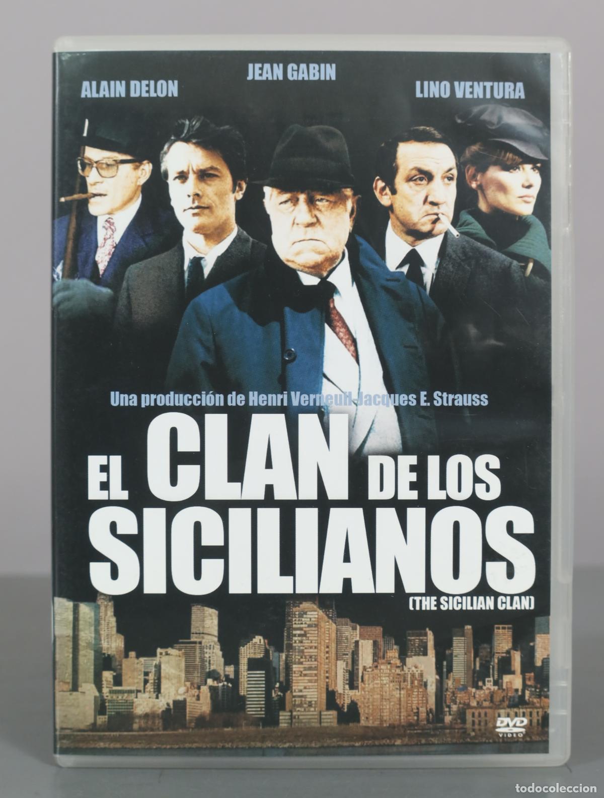 Cine: DVD. El Clan de los Sicilianos - Henri Verneuil, Jean Gabin, Alain Delon, Lino Ventura