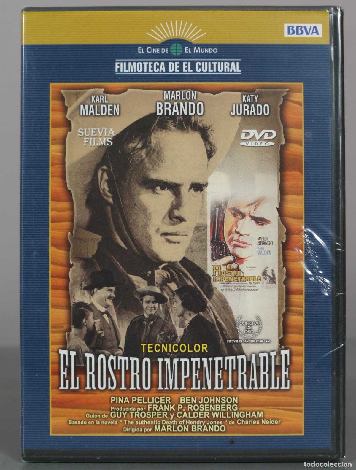 Cine: DVD. El rostro impenetrable - Marlon Brando, Karl Malden, Katy Jurado, Pina Pellicer, . PRECINTADO