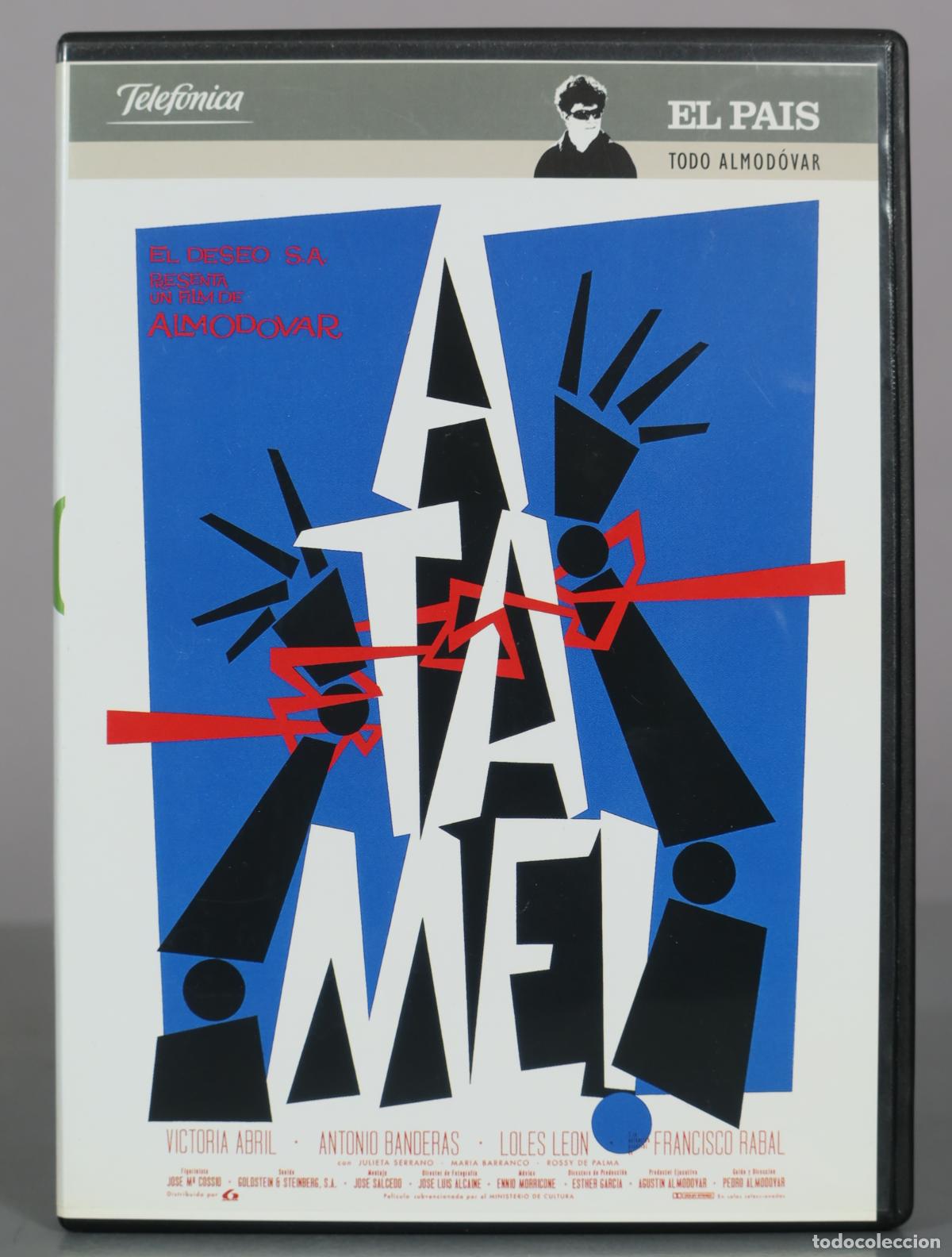 Cinema: DVD. &Aacute;tame - Pedro Almod&oacute;var, Victoria Abril, Antonio Banderas, Loles Le&oacute;n, Francisco Rabal