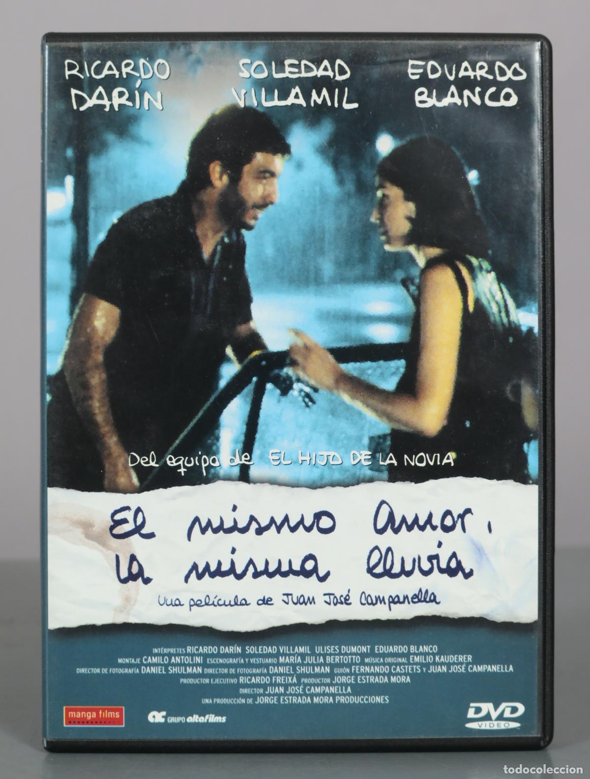Cine: DVD. El mismo amor, la misma lluvia - Juan Jos&eacute; Campanella, Ricardo Dar&iacute;n, Soledad Villamil, Eduardo