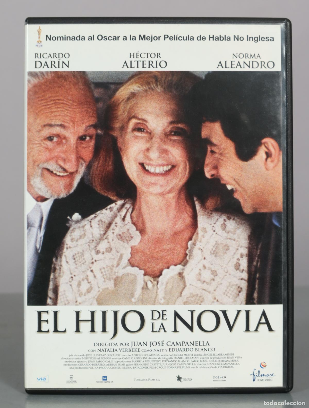 Cine: DVD. El hijo de la novia - Juan Jos&eacute; Campanella, Ricardo Dar&iacute;n, H&eacute;ctor Alterio, Norma Aleandro