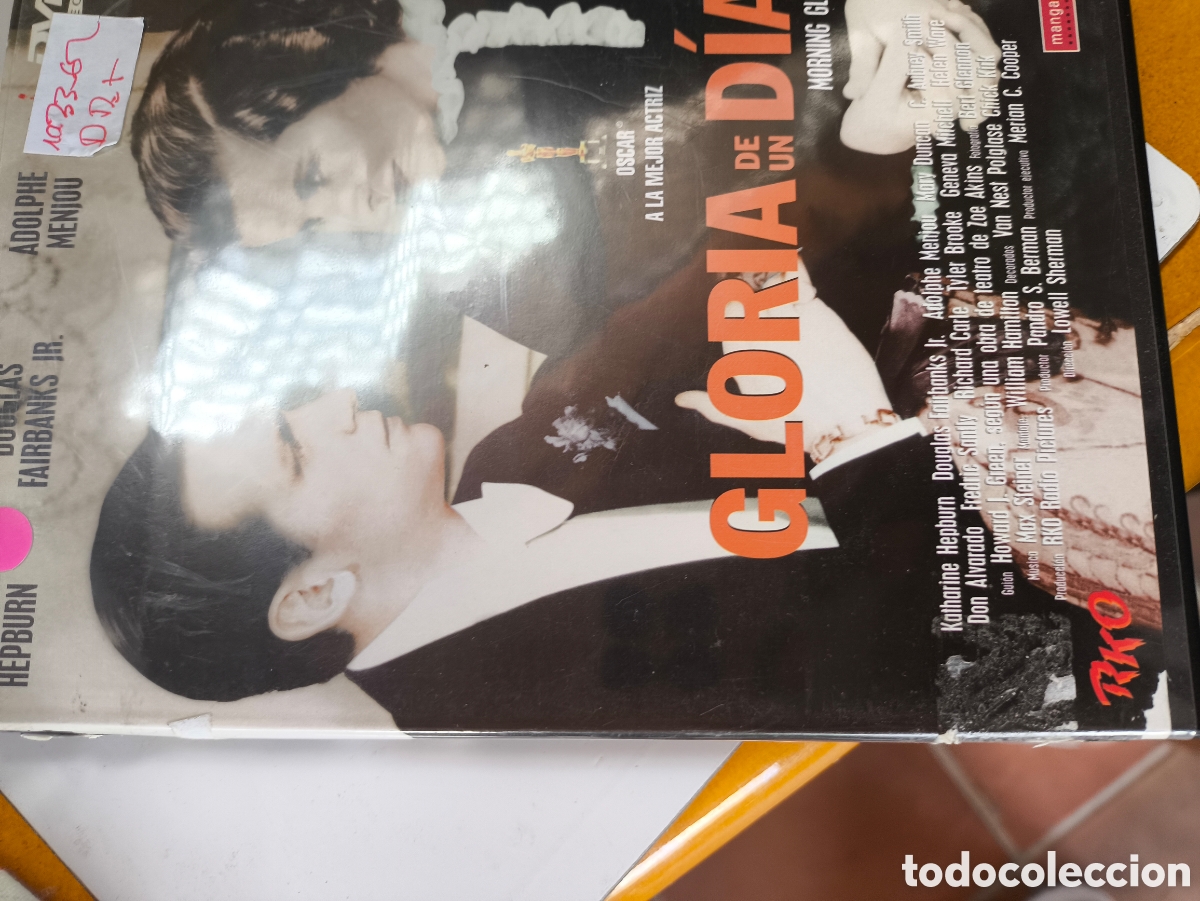 Cine: DVD de gloria de un d&iacute;a .lote F n 432