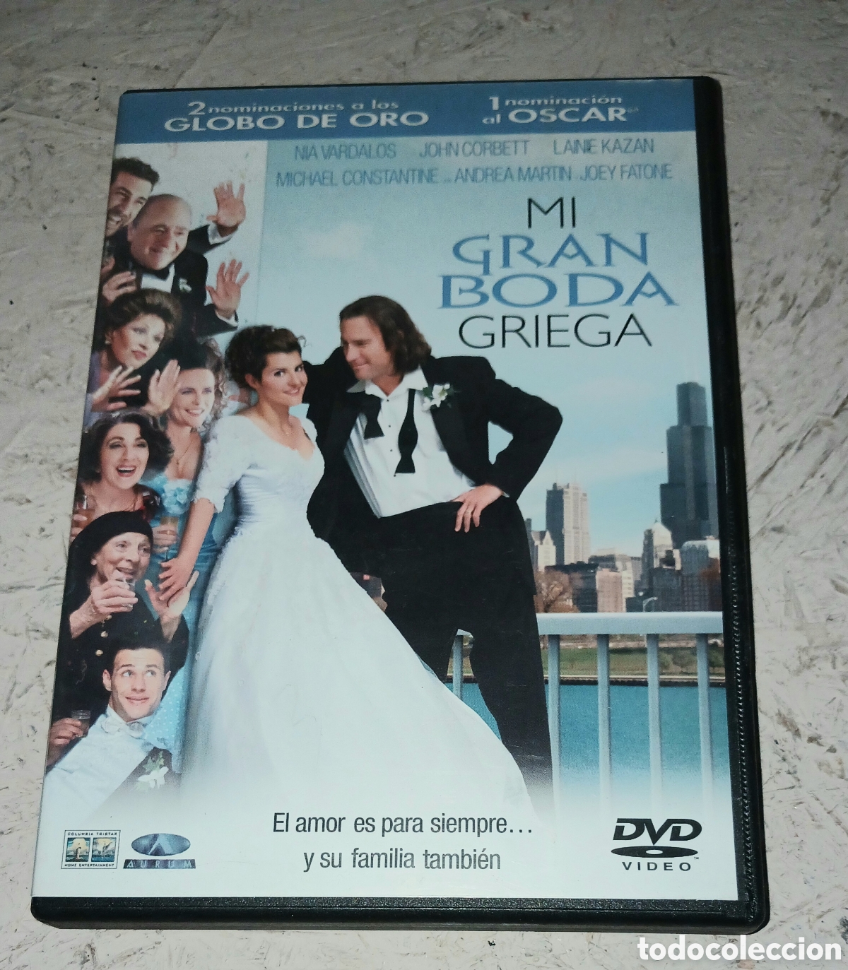 Cine: Pel&iacute;cula DVD - Mi gran boda griega (2002) - Nia Vardalos, John Corbett - Edici&oacute;n Aurum / Columbia Tr