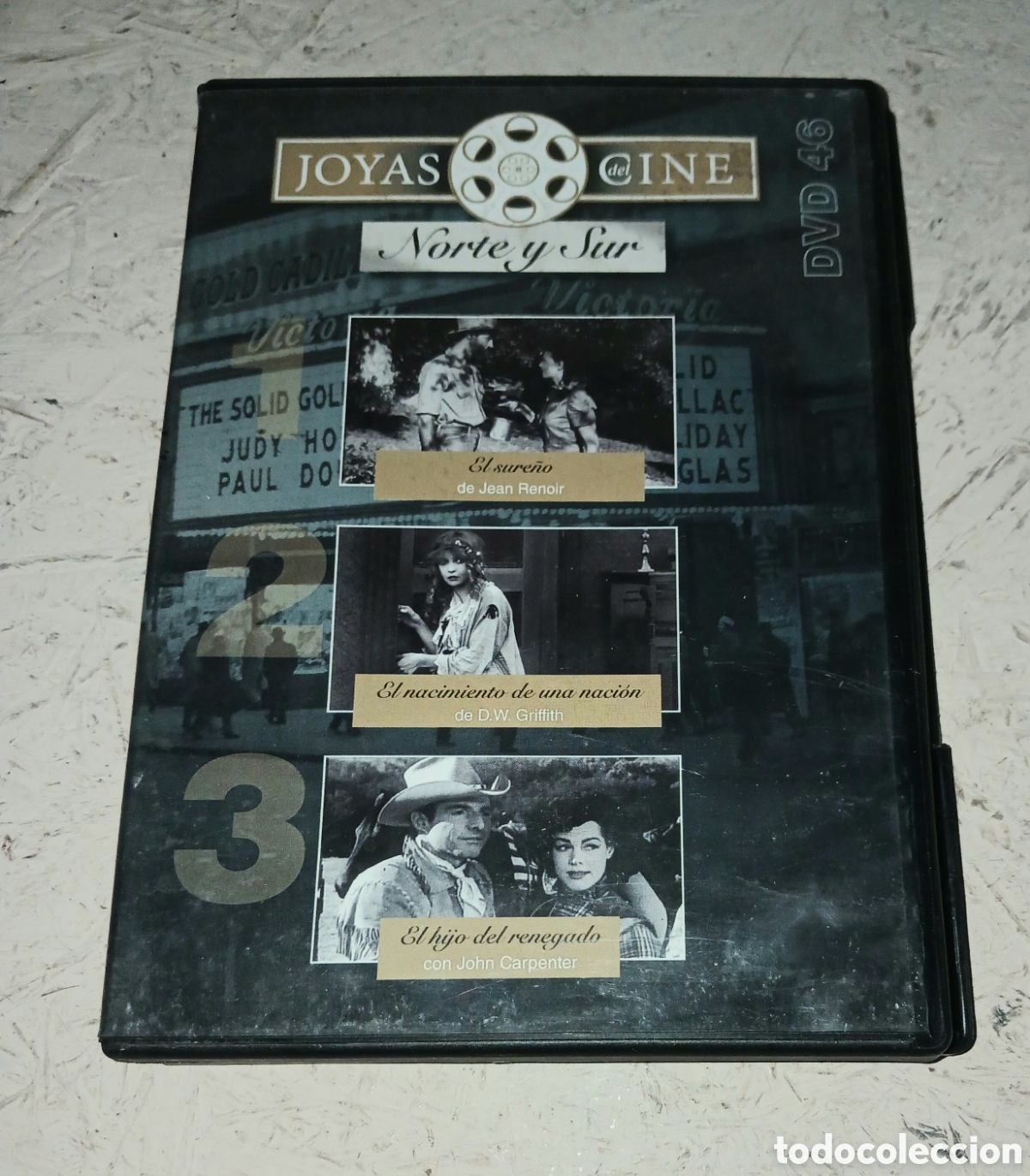 Cine: DVD Joyas del Cine N&ordm;46 - Norte y Sur: El Sure&ntilde;o El Nacimiento de una Naci&oacute;n El Hijo del Renegado
