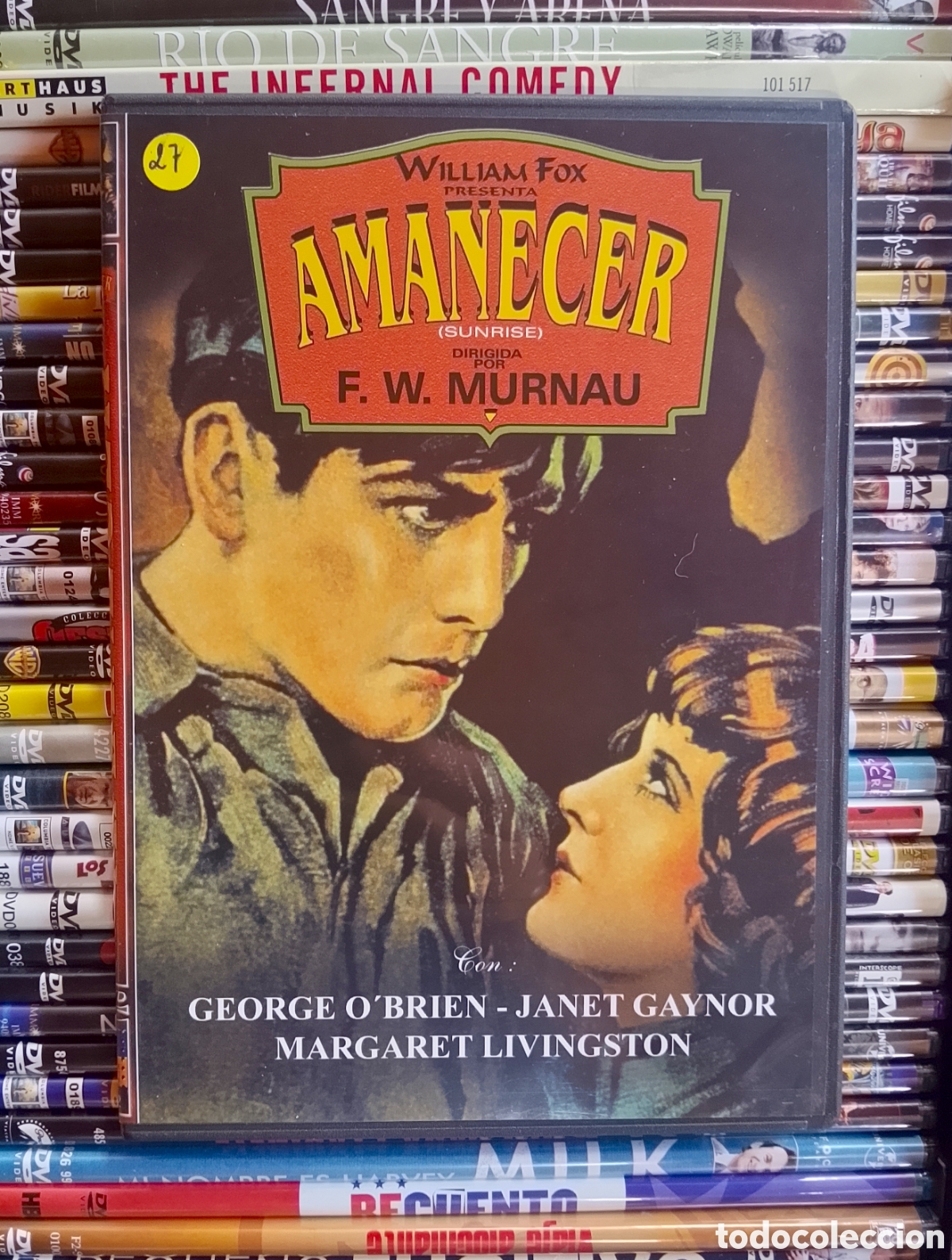 Cine: 2 x DVD + Postales Amanecer F.W. Murnau