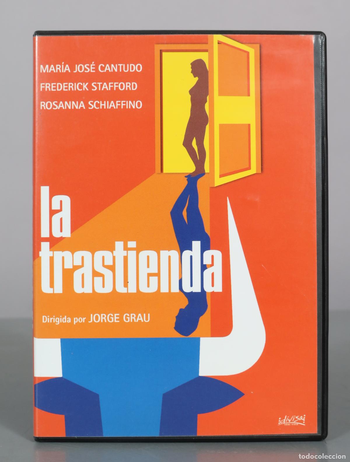 Cine: DVD. La trastienda - Jorge Grau, Mar&iacute;a Jos&eacute; Cantudo, Frederick Stafford, Rosanna Schiaffino - Divisa
