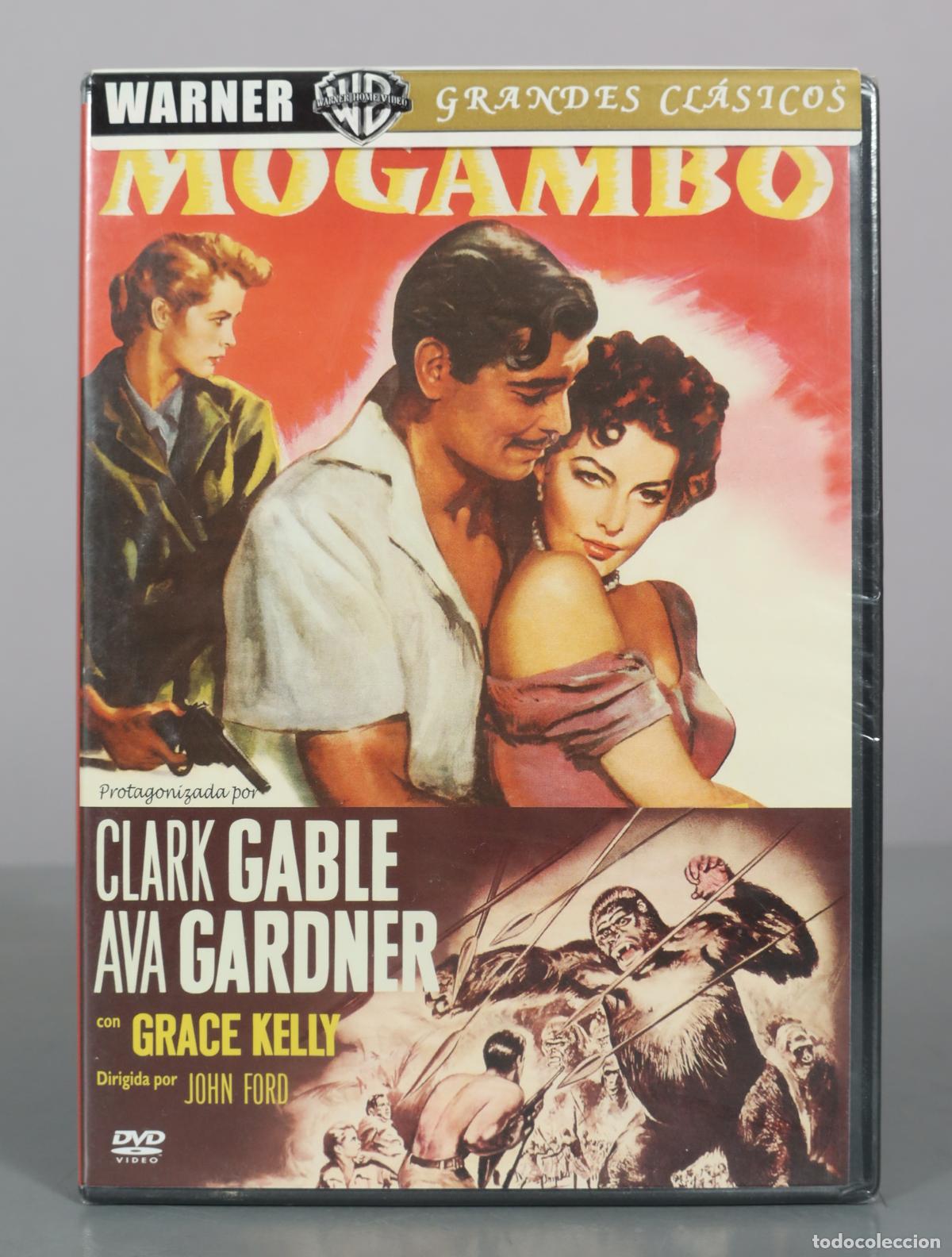 Cin&eacute;ma: DVD. Mogambo - Clark Gable, Ava Gardner, Grace Kelly, John Ford - Warner . PRECINTADO