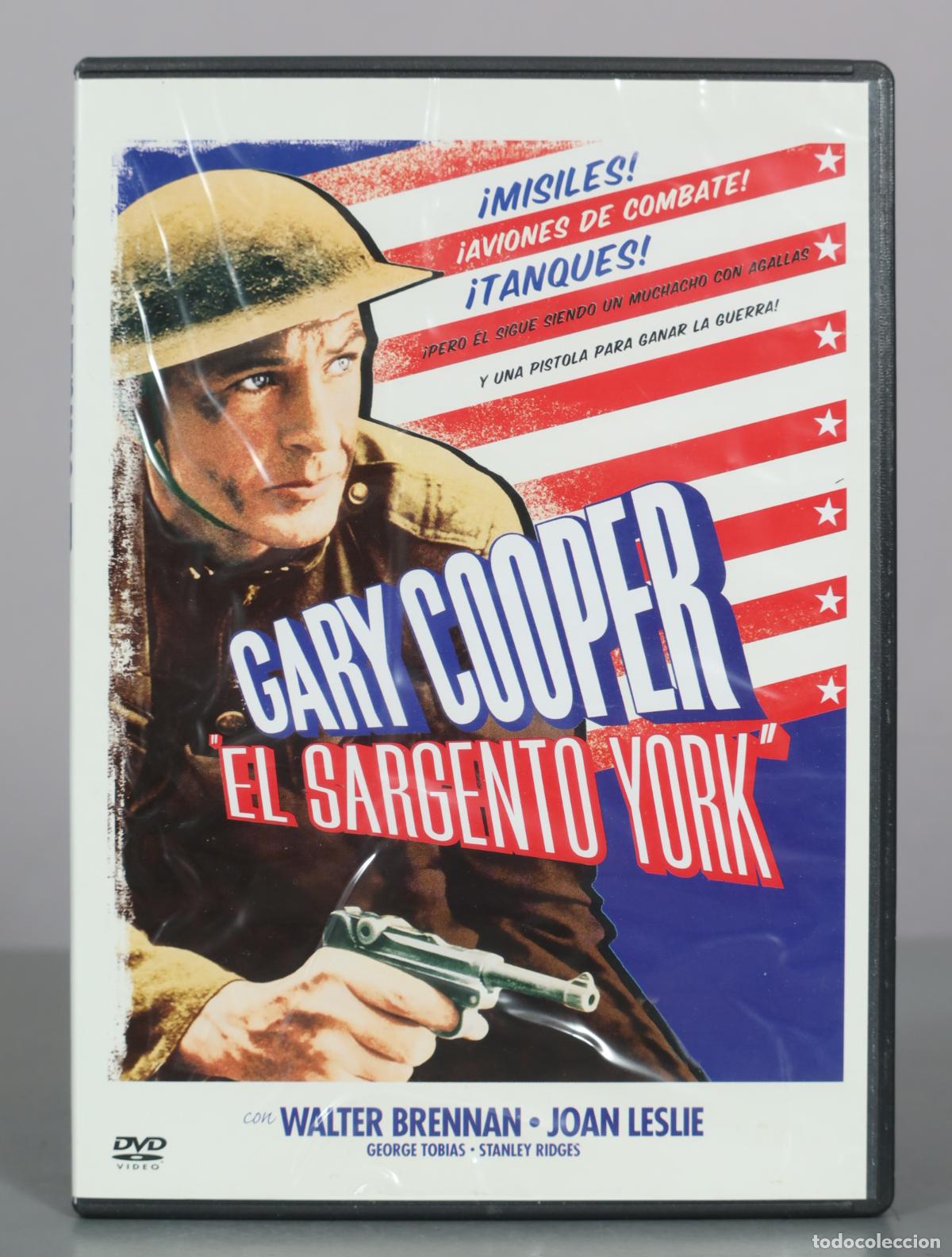 Cinema: DVD. El Sargento York - Gary Cooper, Walter Brennan, Joan Leslie