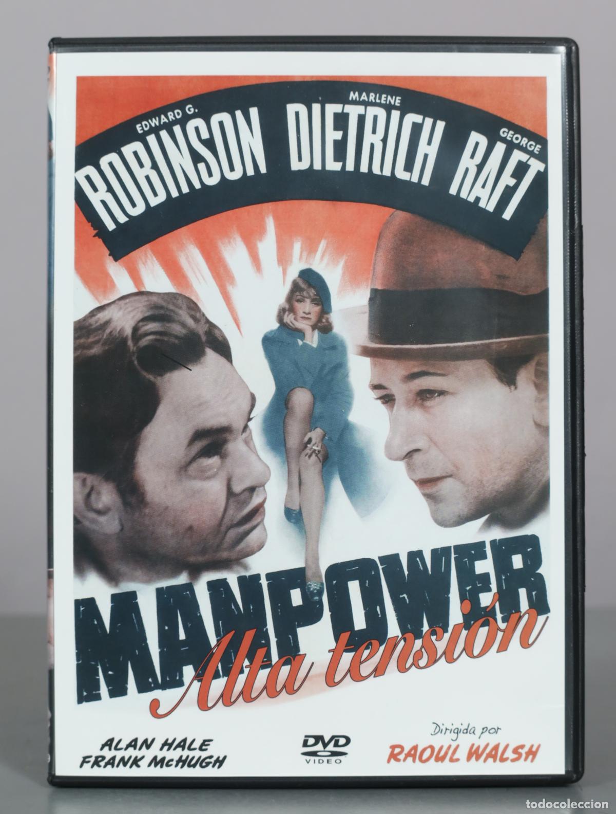 Cinema: DVD. Manpower - Alta tensi&oacute;n - Edward G. Robinson, Marlene Dietrich, George Raft, Alan Hale, Frank