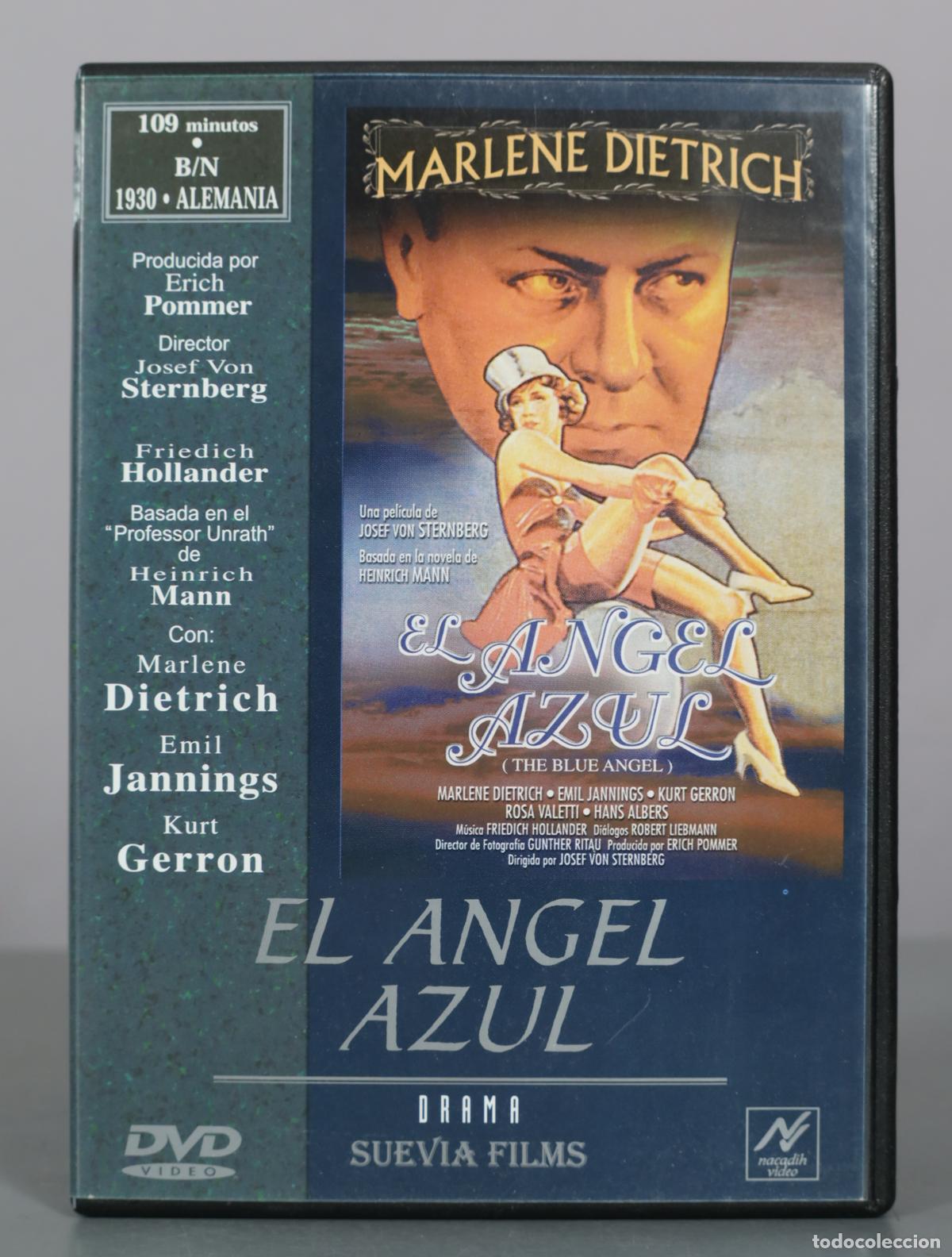 Cine: DVD. El &Aacute;ngel Azul - Josef Von Sternberg, Heinrich Mann - Marlene Dietrich, Emil Jannings - Suevia