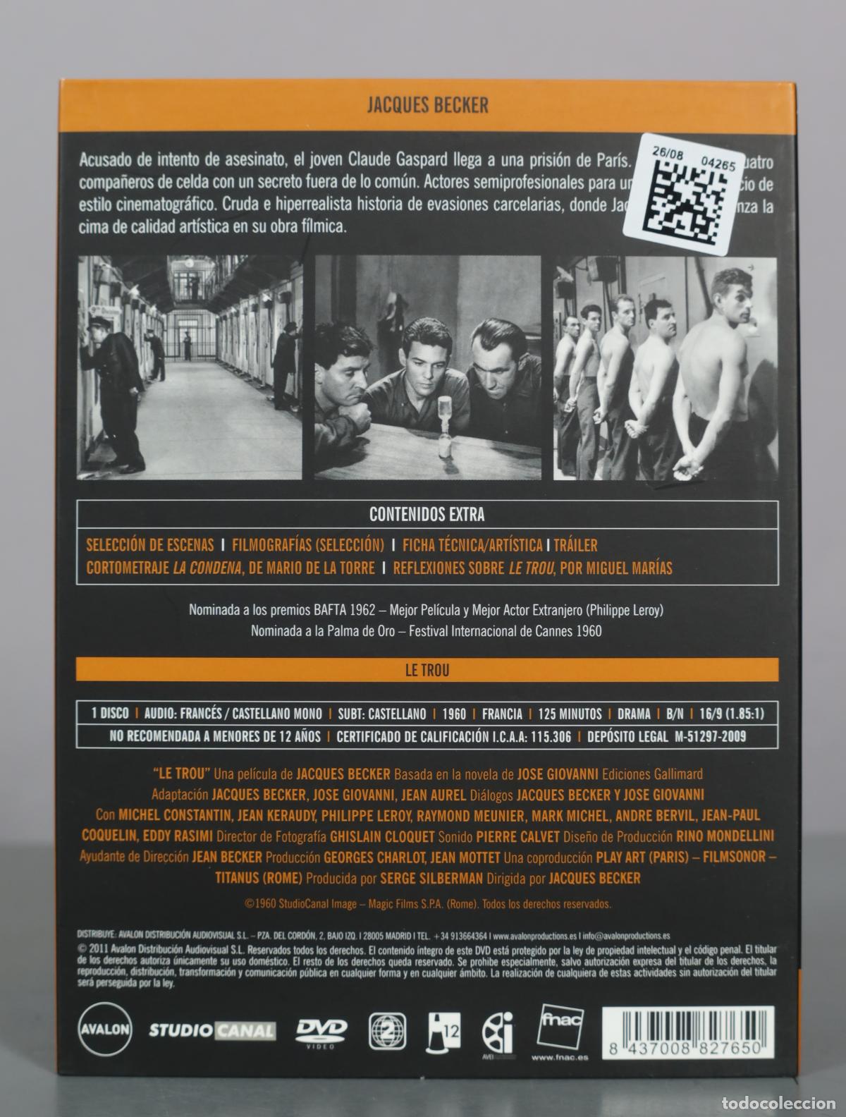 Cine: DVD. Le Trou - Jacques Becker - Foto 2