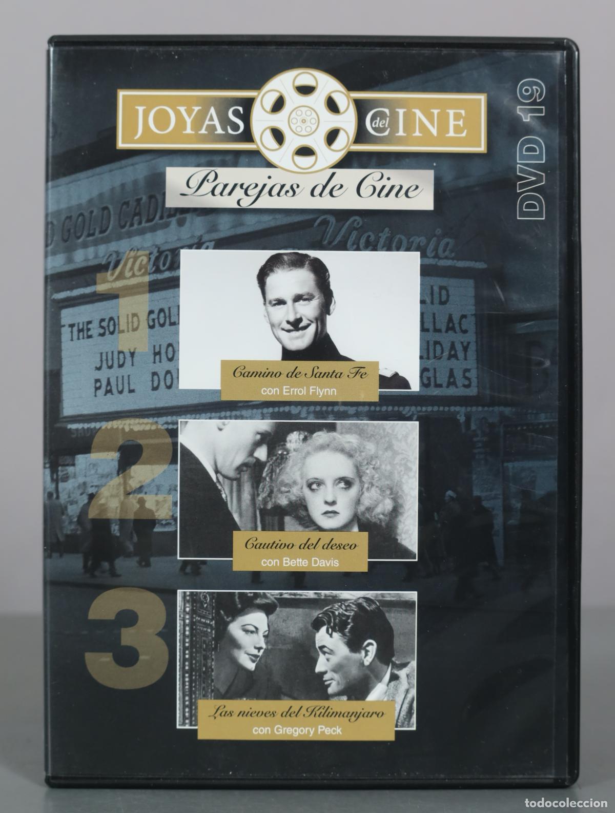 Cine: DVD. Joyas del Cine - Parejas de Cine - Camino de Santa Fe - Cautivo del deseo - Las nieves del