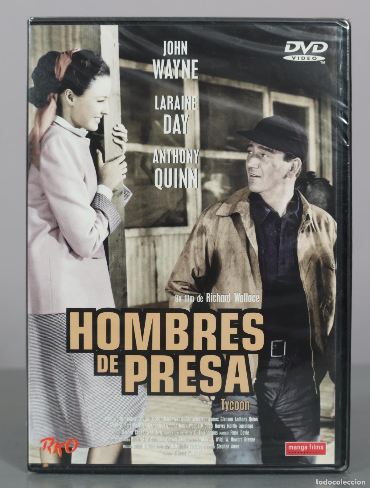 Kino: DVD. Hombres de presa - John Wayne, Laraine Day, Anthony Quinn - Richard Wallace - Manga Films