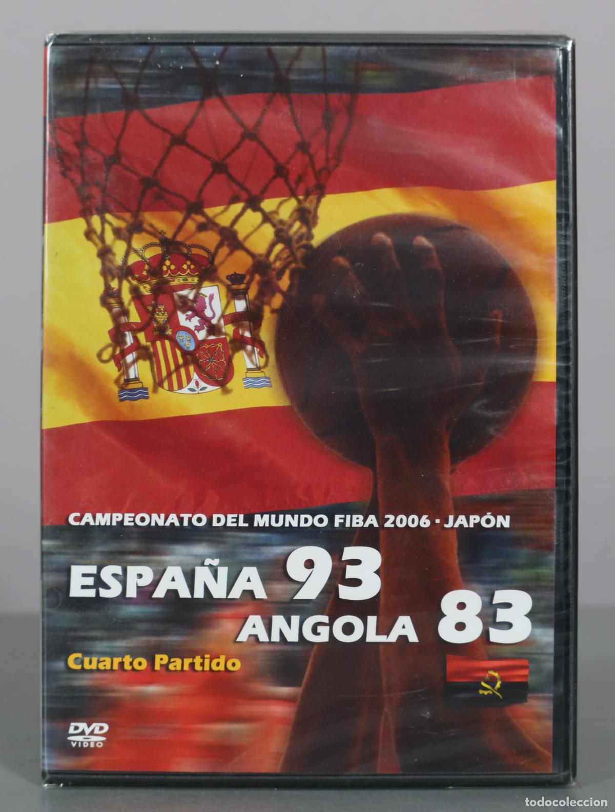 Kino: DVD. Campeonato del Mundo FIBA - Jap&oacute;n - Espa&ntilde;a 93 - Angola 83 - Cuarto Partido