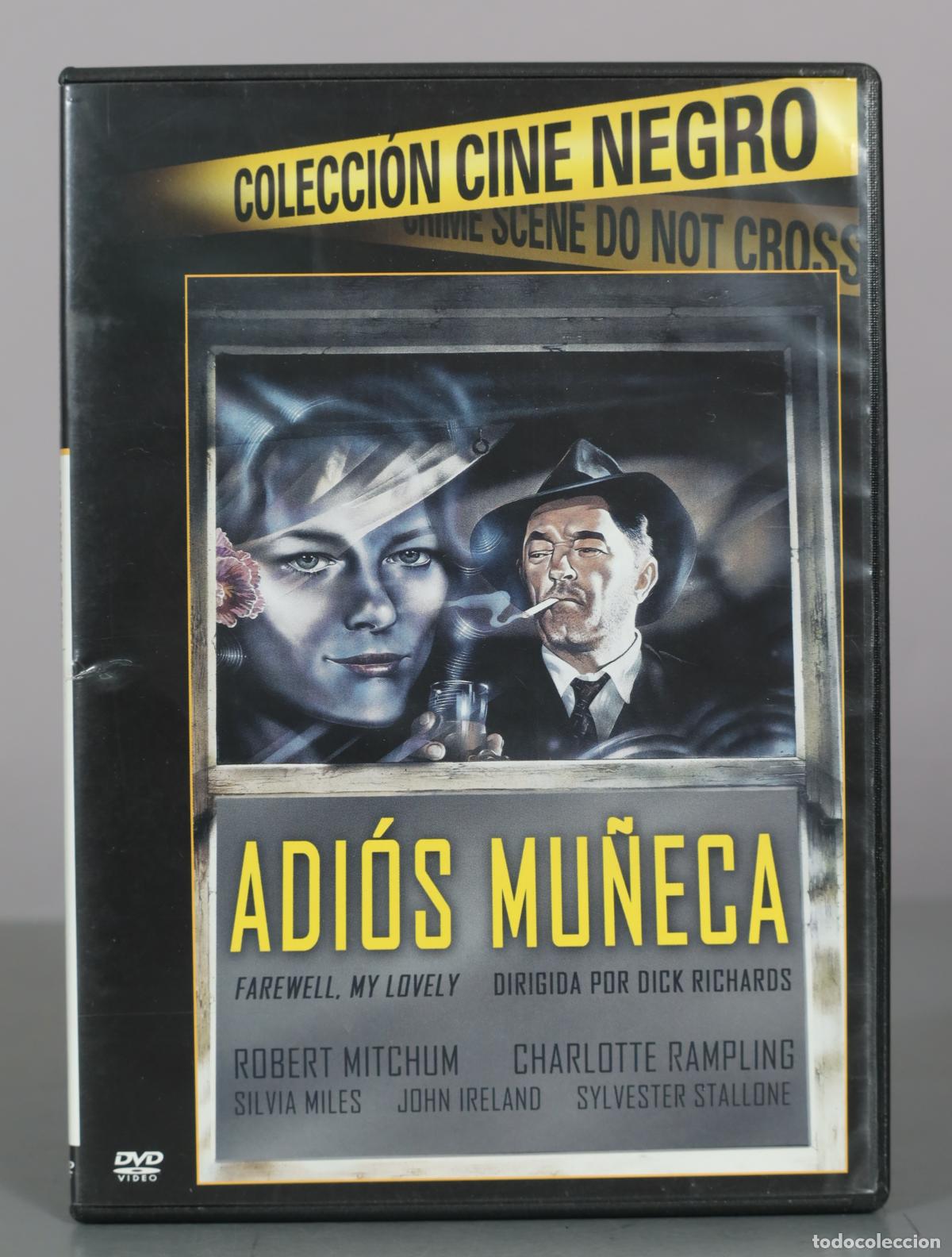 Cine: DVD. Adi&oacute;s, mu&ntilde;eca - Dick Richards, Robert Mitchum, Charlotte Rampling, Silvia Miles, John Ireland,