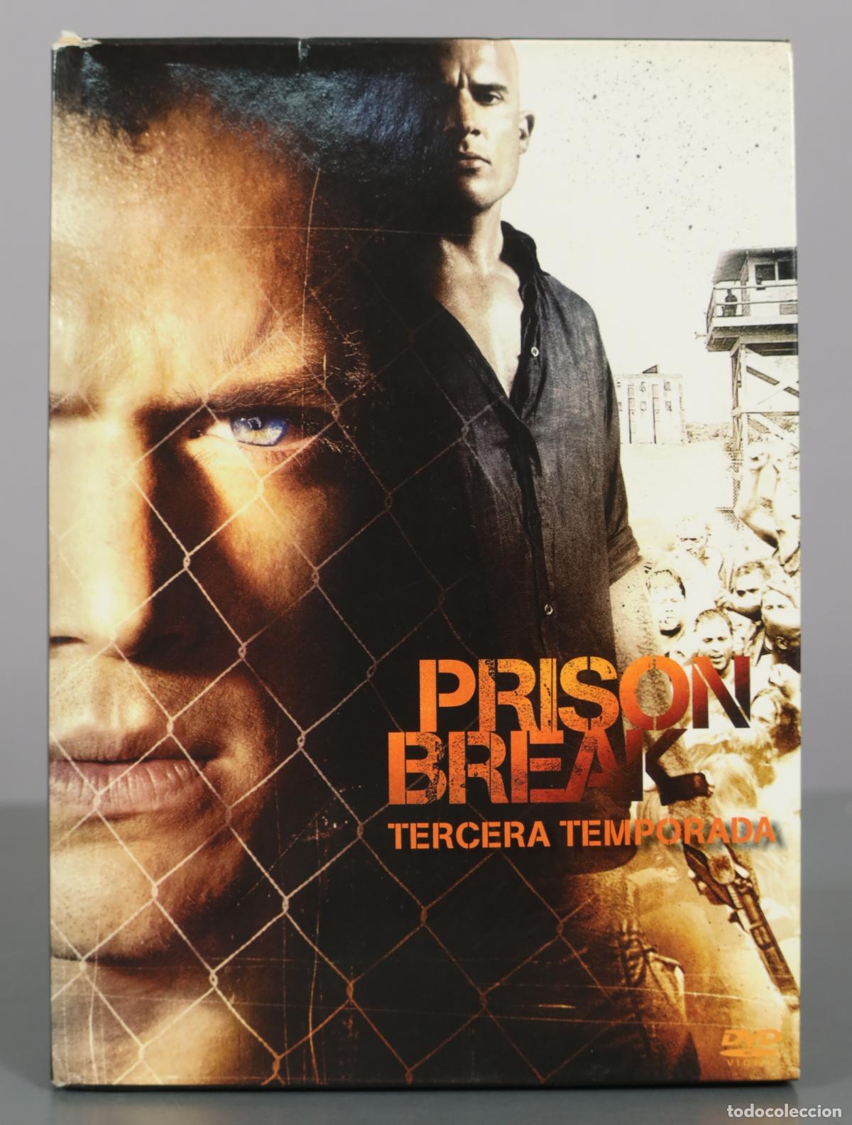 Cine: DVD. Prison Break - Tercera Temporada - Amaury Nolasco, Wentworth Miller, Dominic Purcell