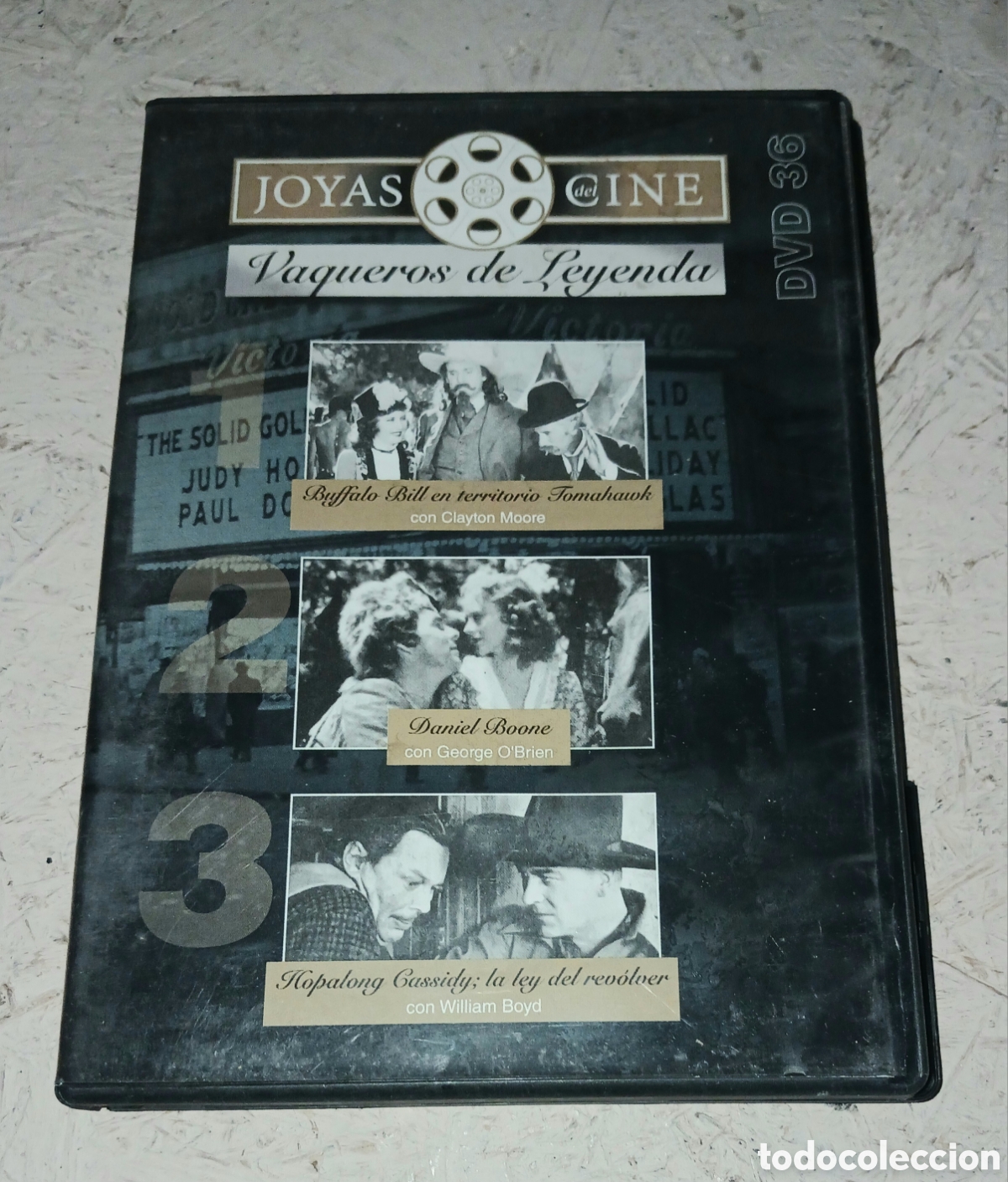 Cinema: DVD 36 Joyas del Cine: Vaqueros de Leyenda - 3 Pel&iacute;culas Western (Buffalo Bill / Daniel Boone / Hopa