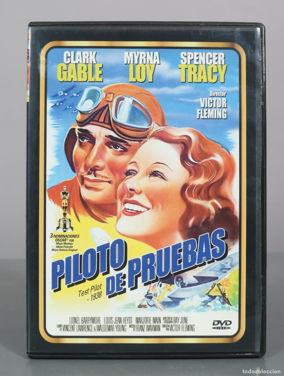 Cinema: DVD. Piloto de Pruebas - Clark Gable, Myrna Loy, Spencer Tracy, Victor Fleming