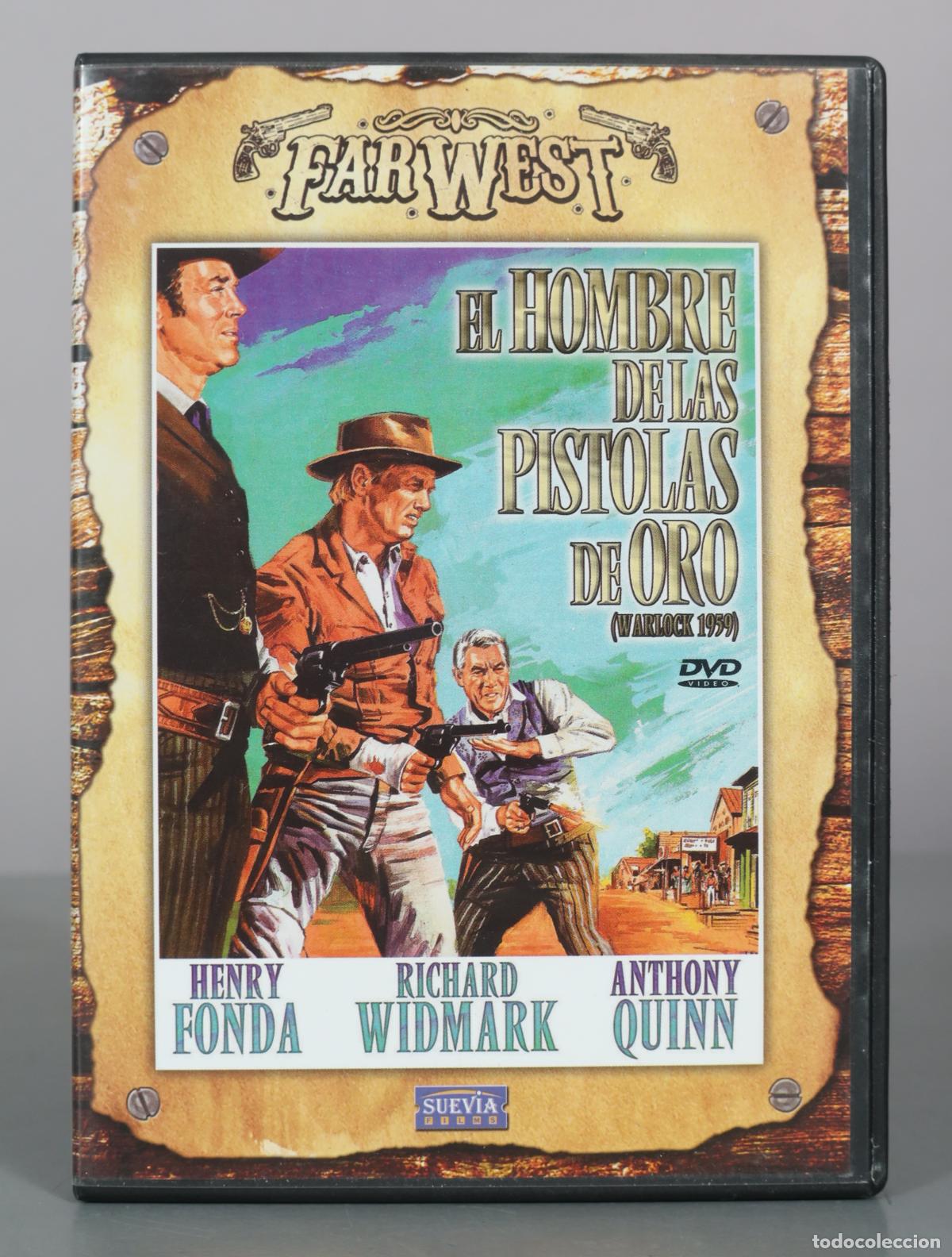 Cine: DVD. El hombre de las pistolas de oro - Henry Fonda, Richard Widmark, Anthony Quinn - Suevia Films