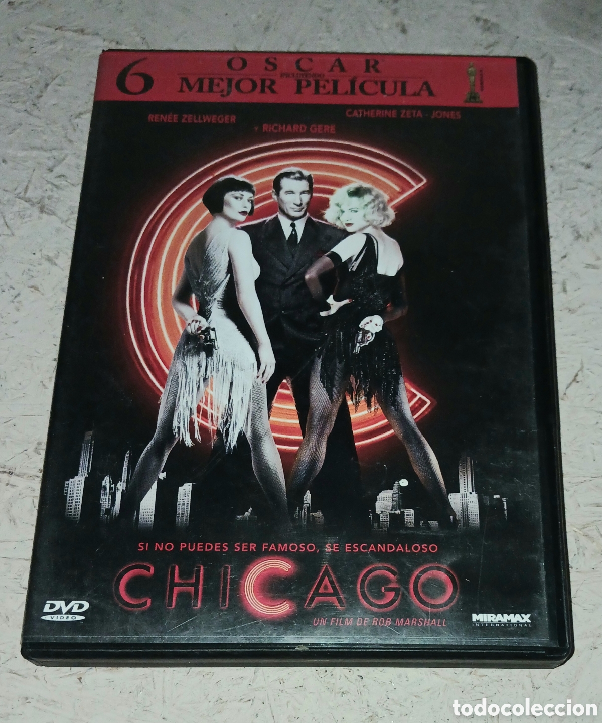 Cine: DVD Chicago (2002) Richard Gere, Ren&eacute;e Zellweger, Catherine Zeta-Jones - Edici&oacute;n 6 &Oacute;scars